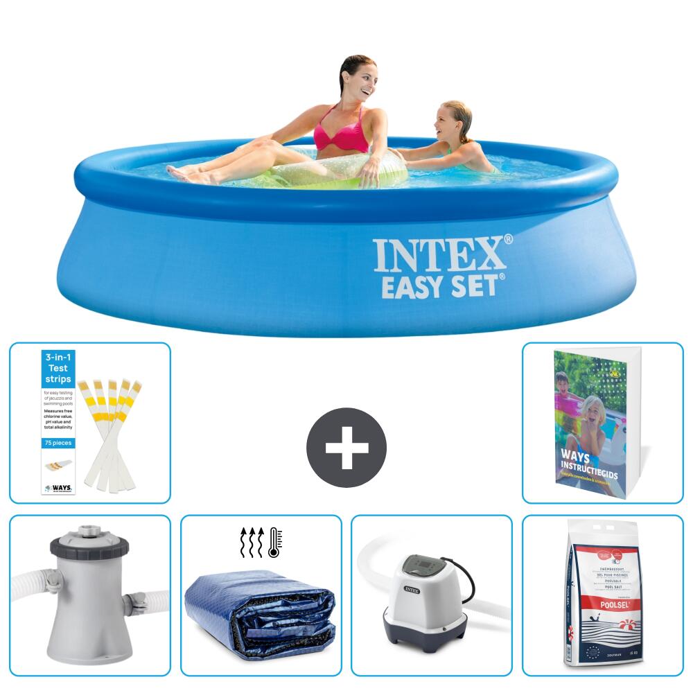 INTEX Basen Easy Set Okrągły - 244x61 cm - 7-częściowy S329