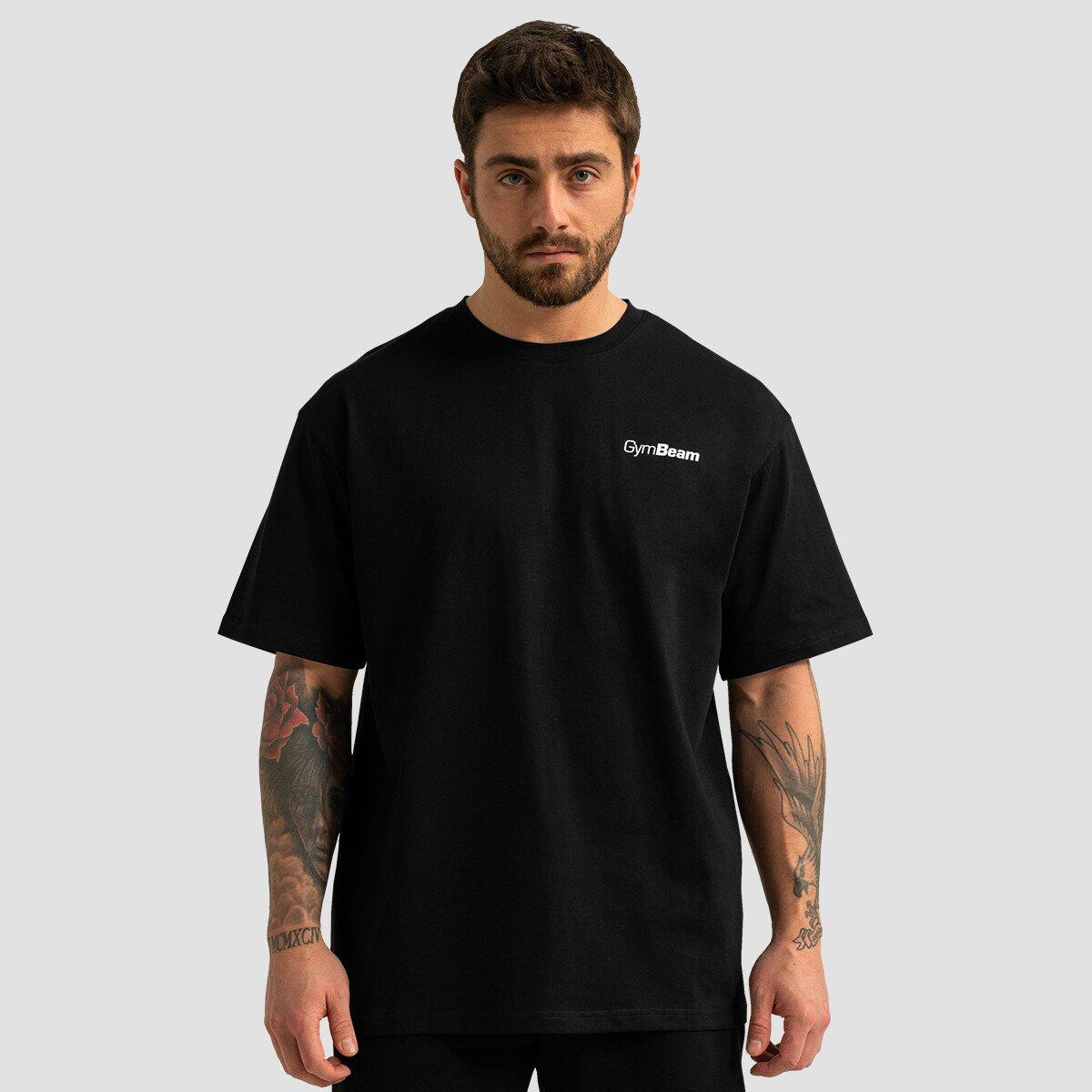 Koszulka męska fitness oversize czarna Limitless