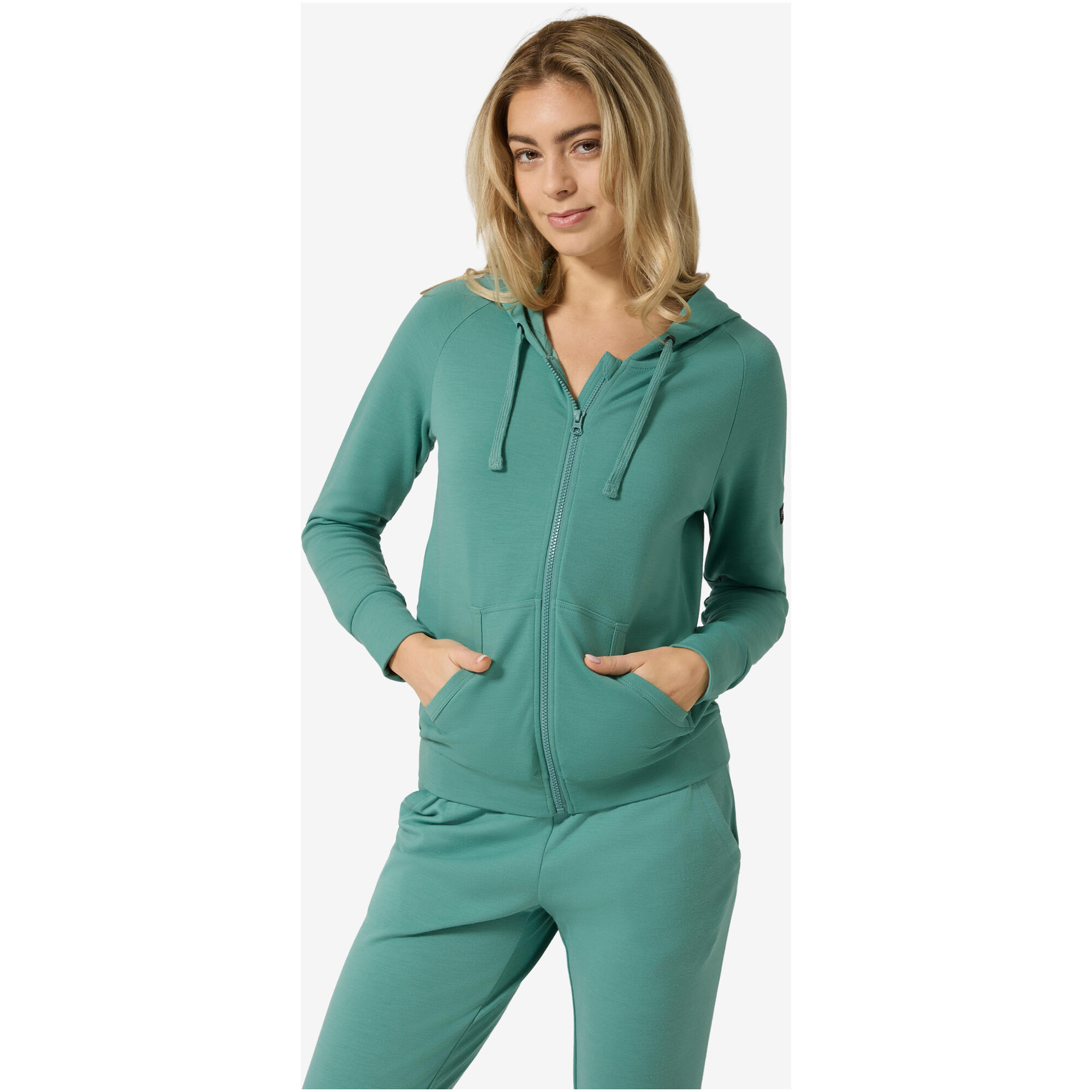 Bluza z kapturem damska SUPER.NATURAL W Everyday Zip Hoodie
