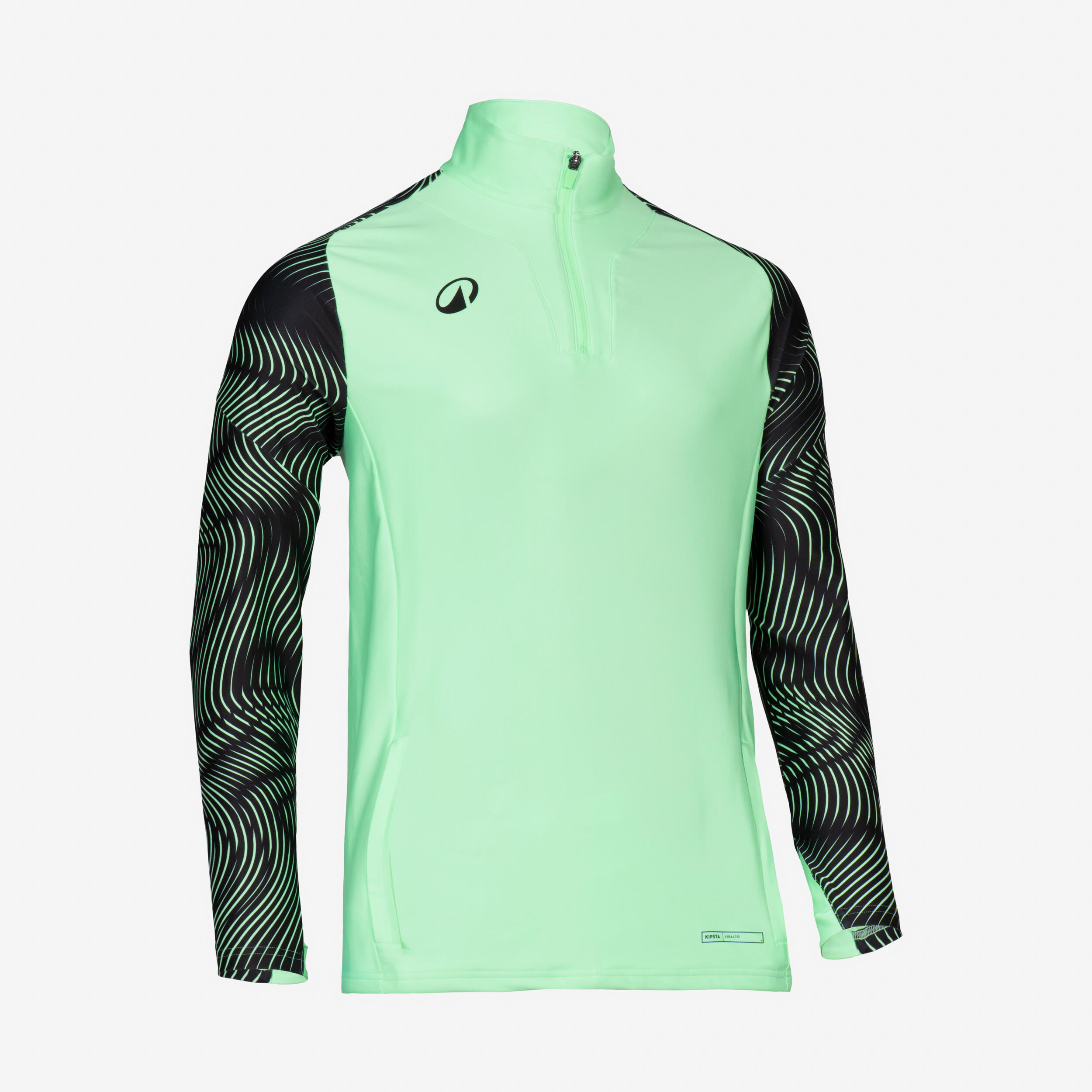 Bluza piłkarska Kipsta Viralto Wavy Club na krótki suwak