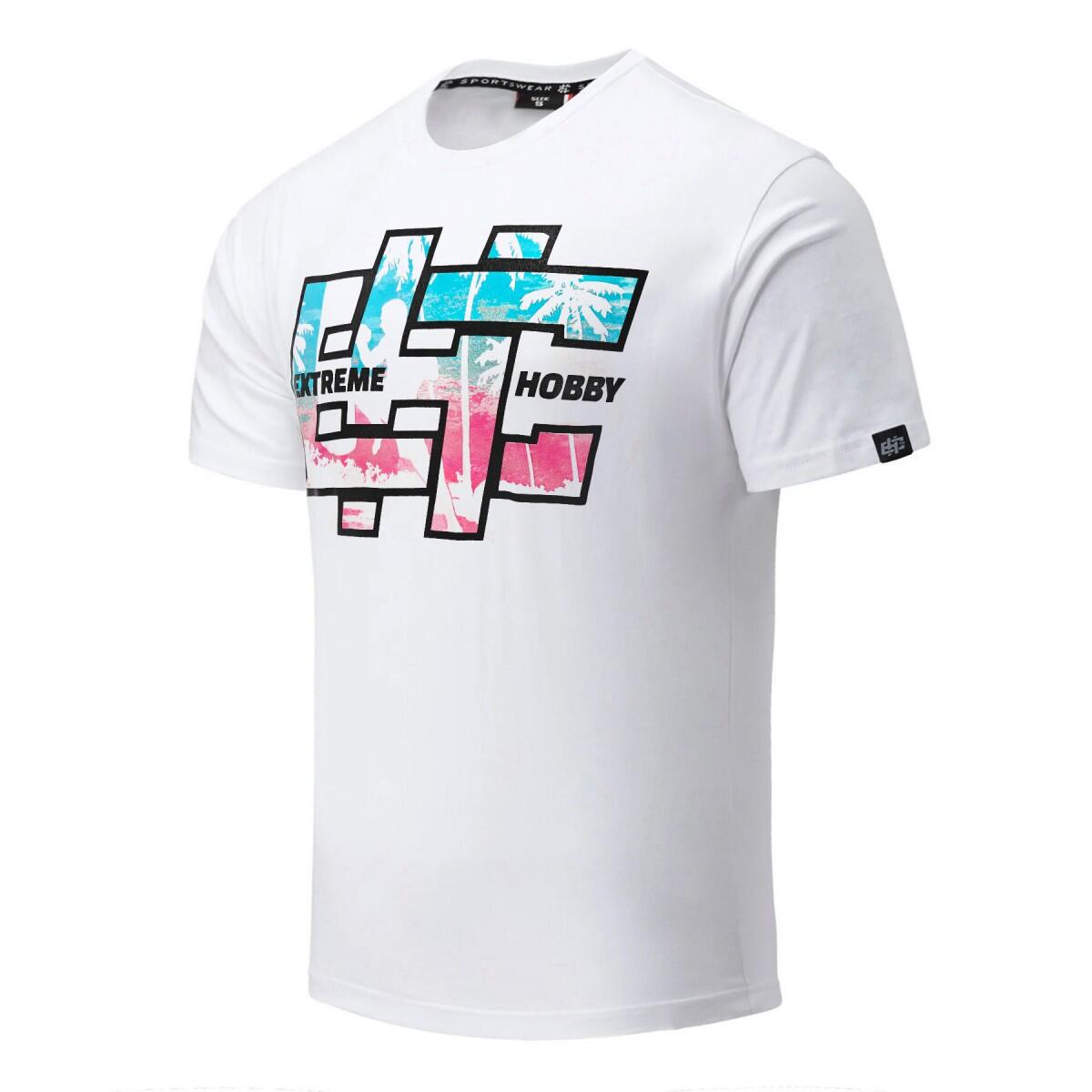 Koszulka EXTREME HOBBY męska bawełniana T-shirt EXTREME HOBBY HASHTAG HEAT