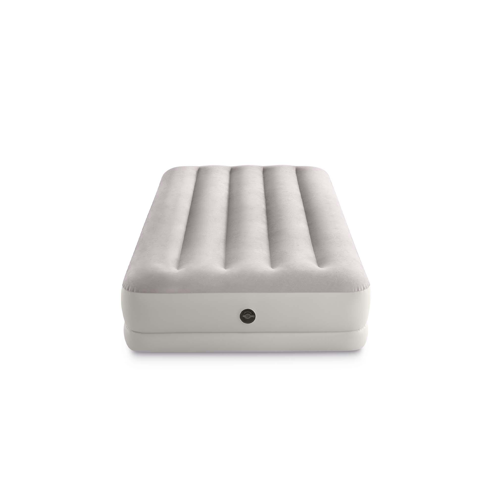 Materac dmuchany jednoosobowy z pompką USB 191x99x30 cm Intex 64177
