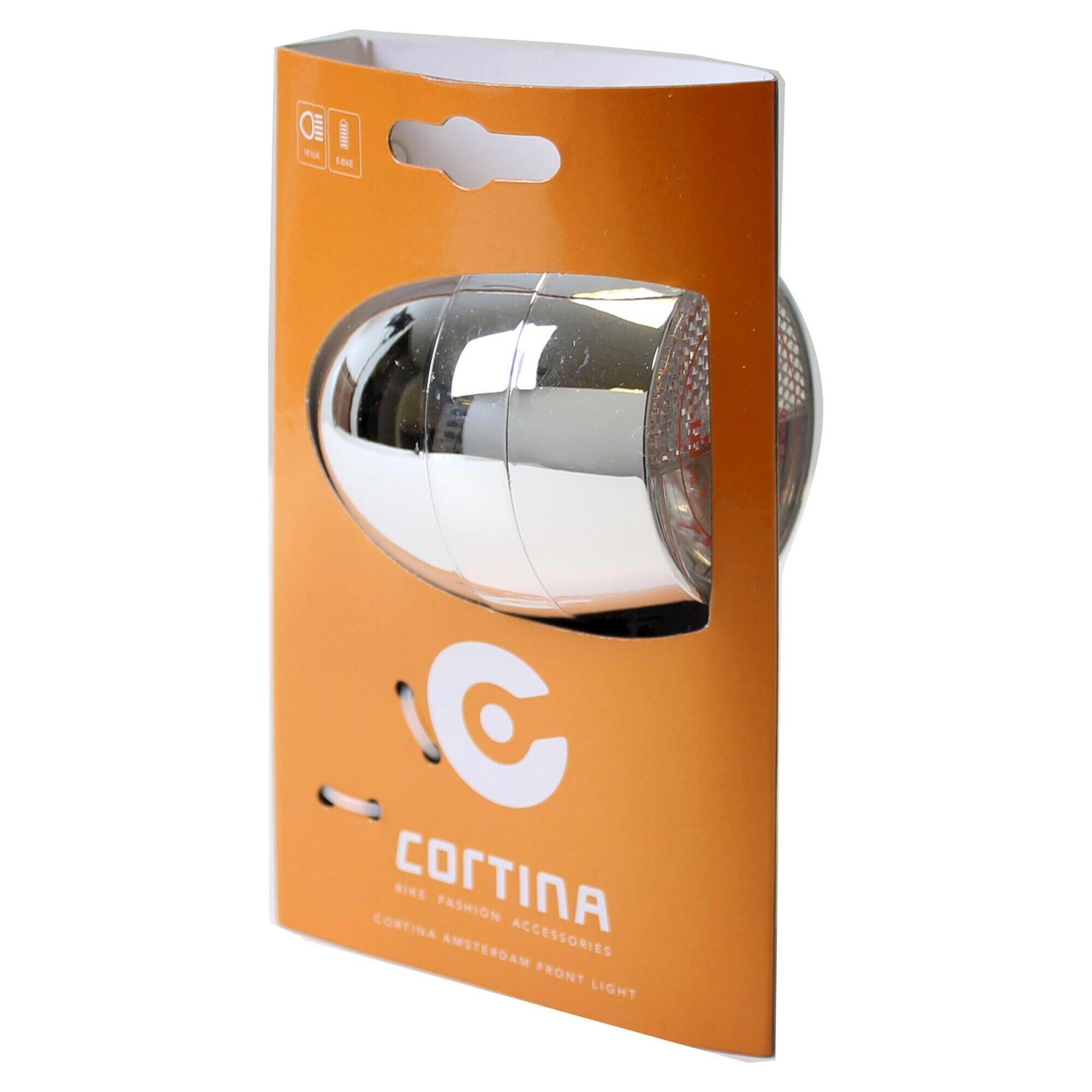 Cortina Lampa przednia Amsterdam E‑Bike chrom