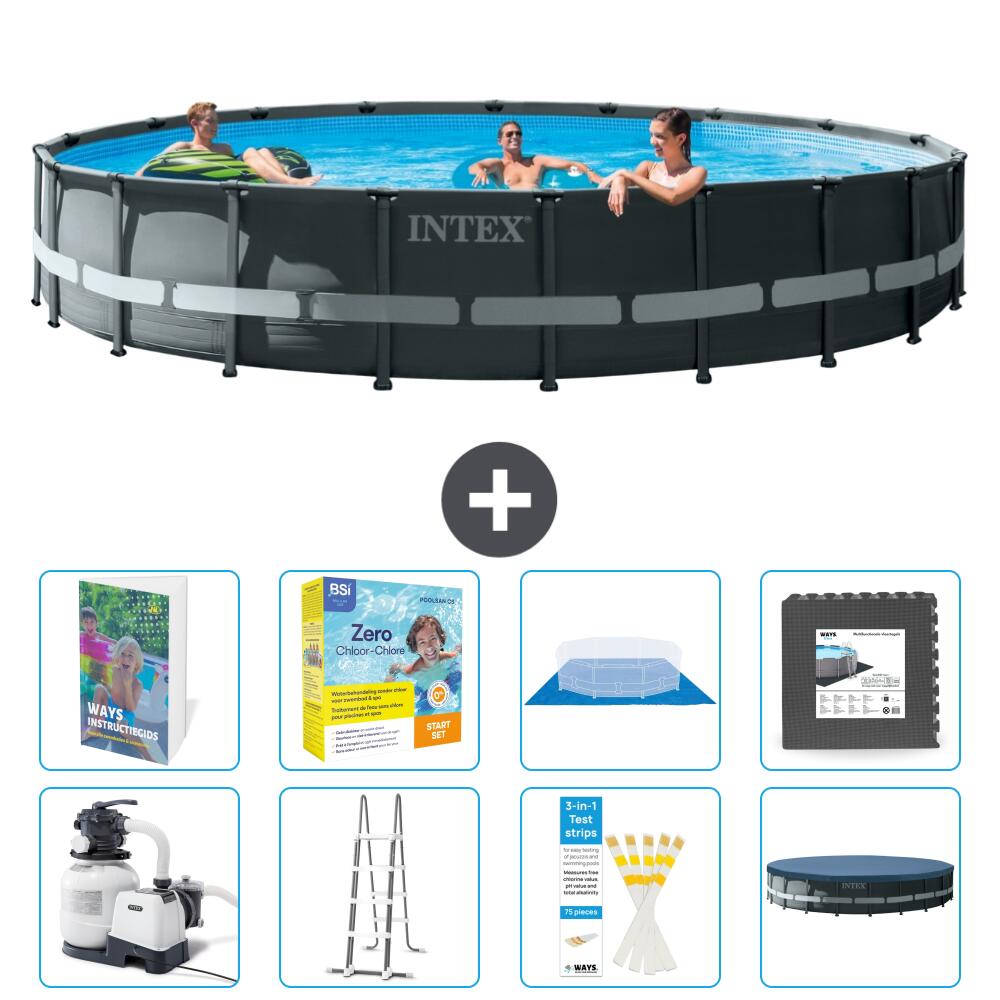 INTEX Basen Ultra XTR Okrągły - 610x122 cm - 9-częściowy S607
