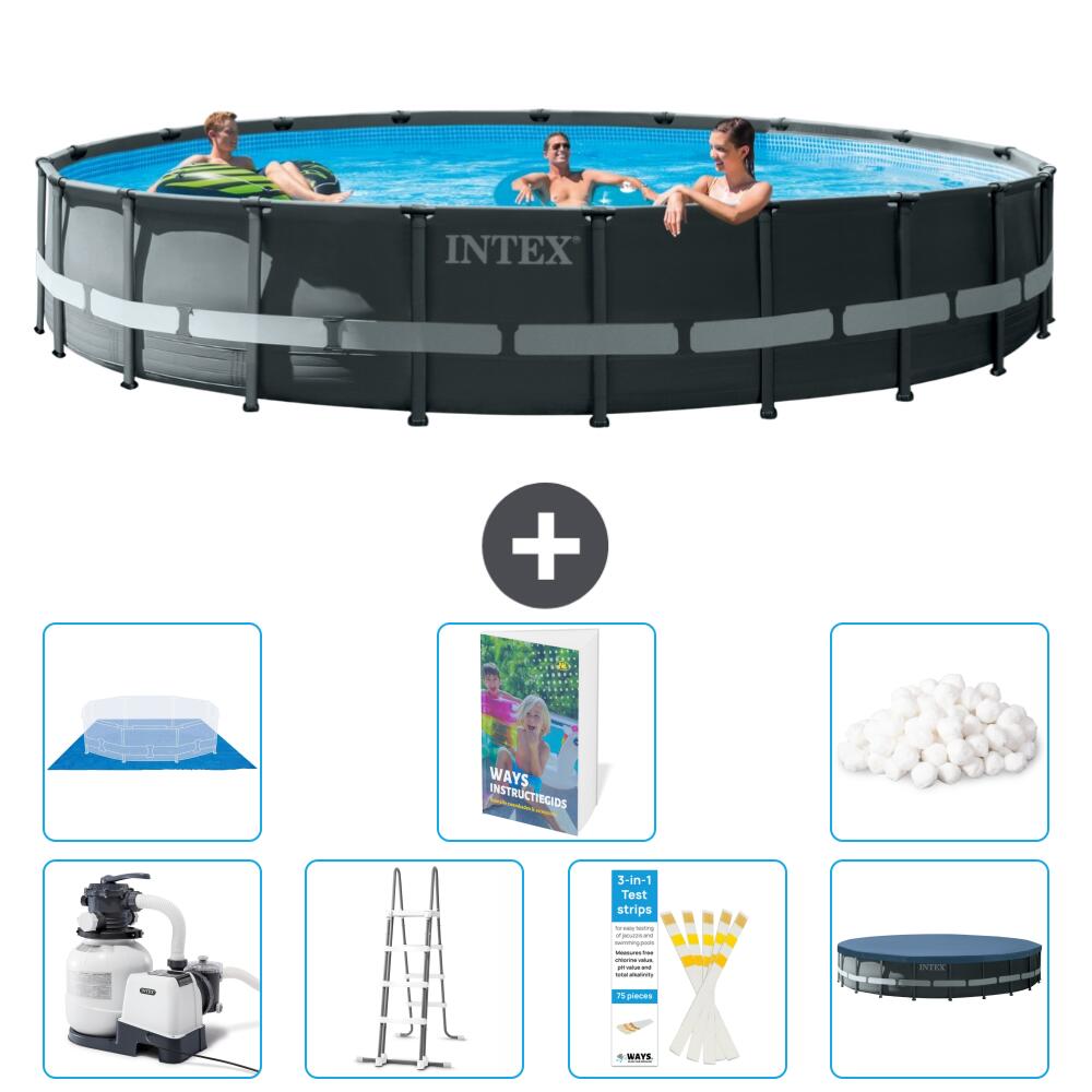 INTEX Basen Ultra XTR Okrągły - 610x122 cm - 8-częściowy S629