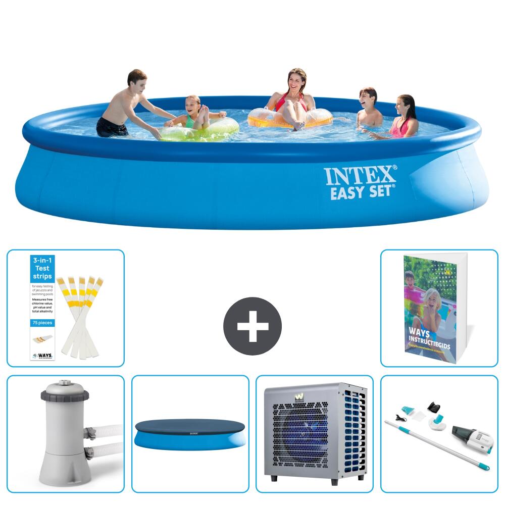 INTEX Basen Easy Set Okrągły - 457x84 cm - 7-częściowy S199