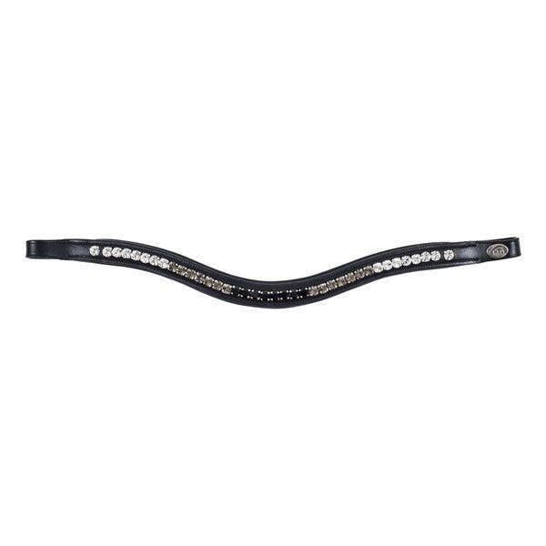 Naczółek dla konia HFI Padded Wave + Kryształki