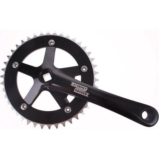 Sturmey Archer korba 42T 170mm FCT22 czarna 1/8