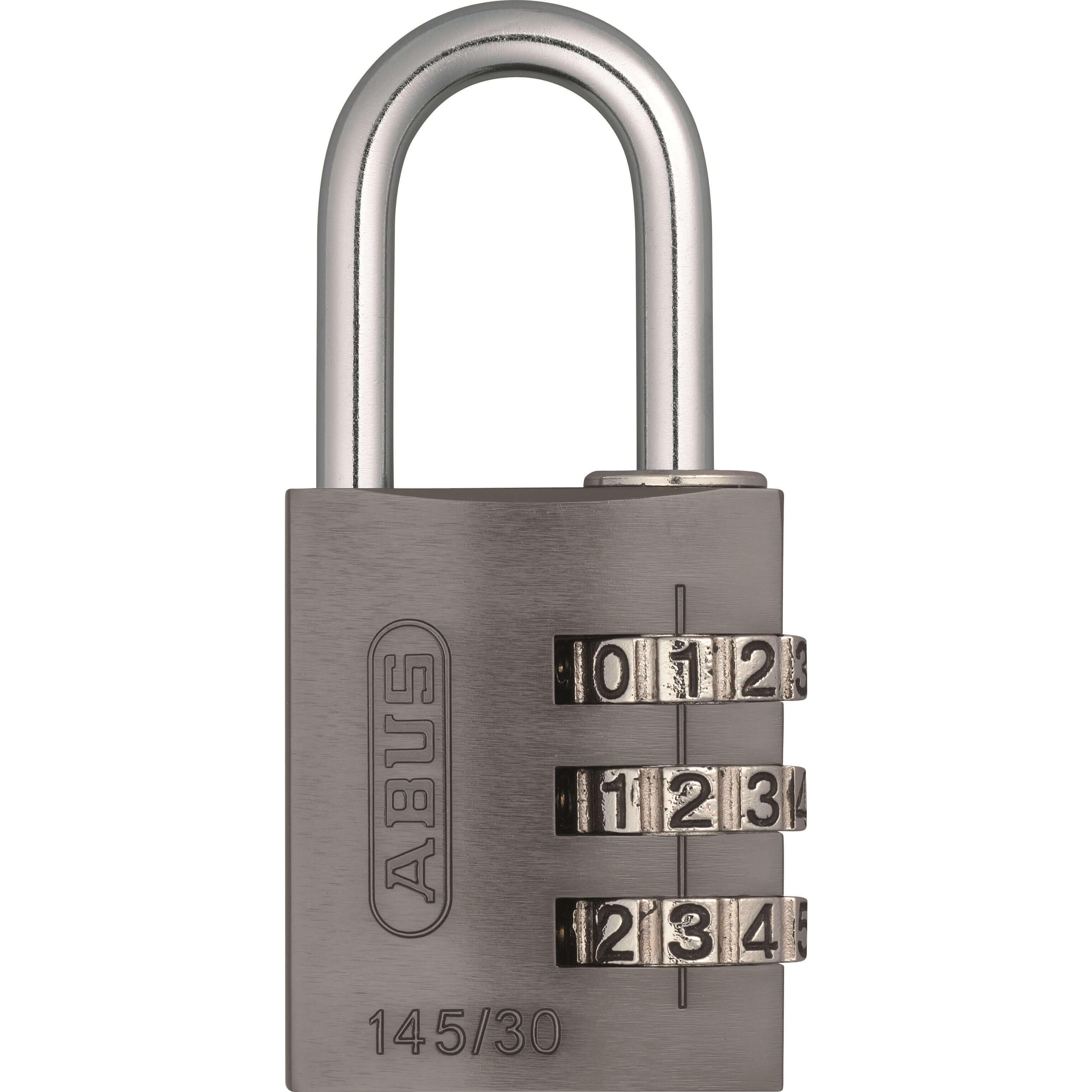Zamek szyfrowy ABUS 145/30 Titanium, szary