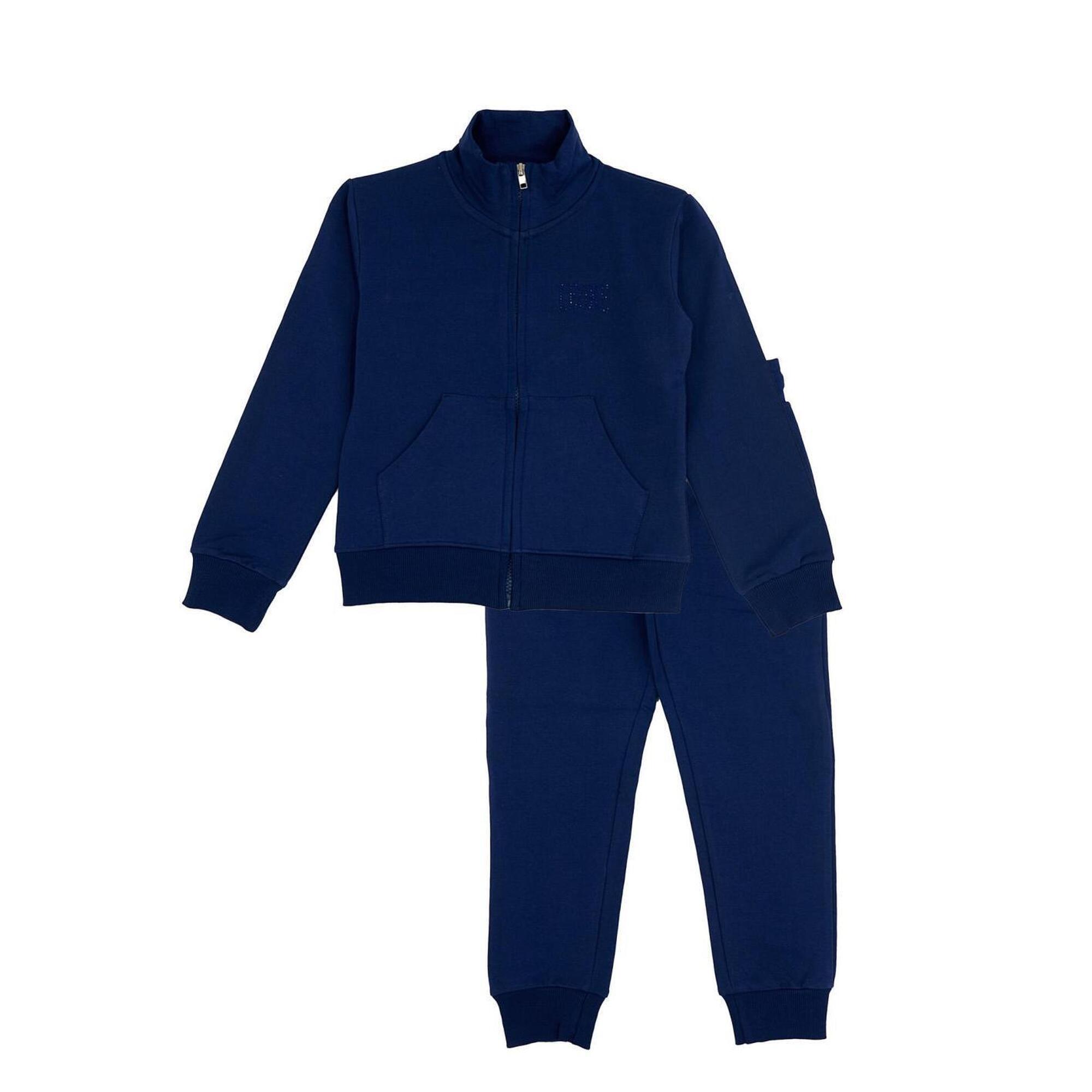 Dziewczęcy dres Leone zapinany na zamek błyskawiczny Chic Girl