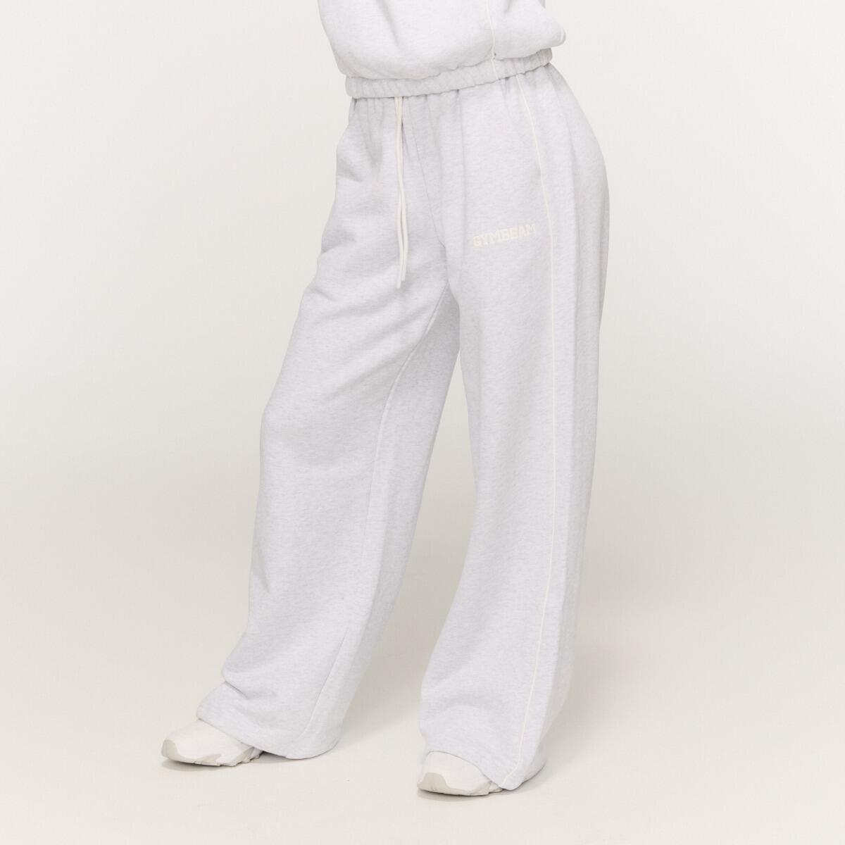 Spodnie damskie fitness oversize szare Varsity