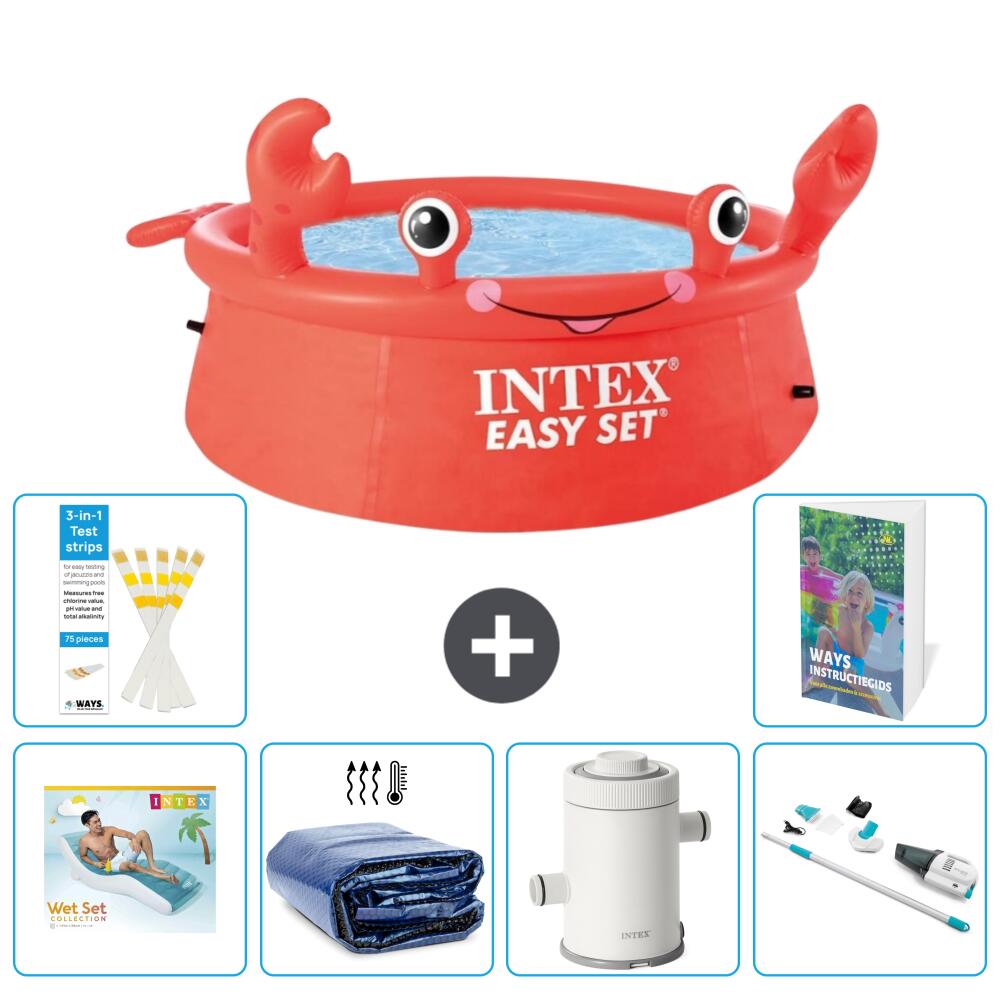 INTEX Basen Easy Set Okrągły - Krab - 183x51 cm - 7-częściowy S87
