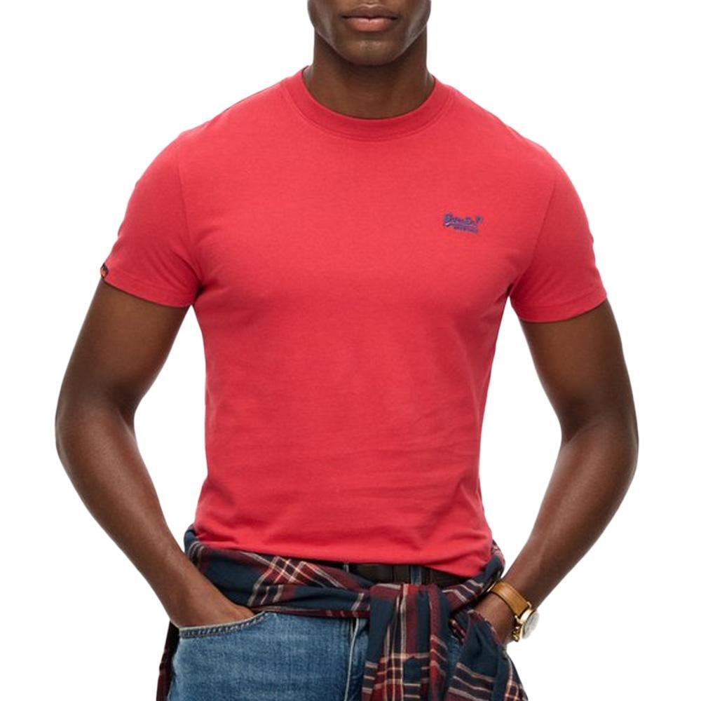 T-shirt z logo z bawełny organicznej Superdry