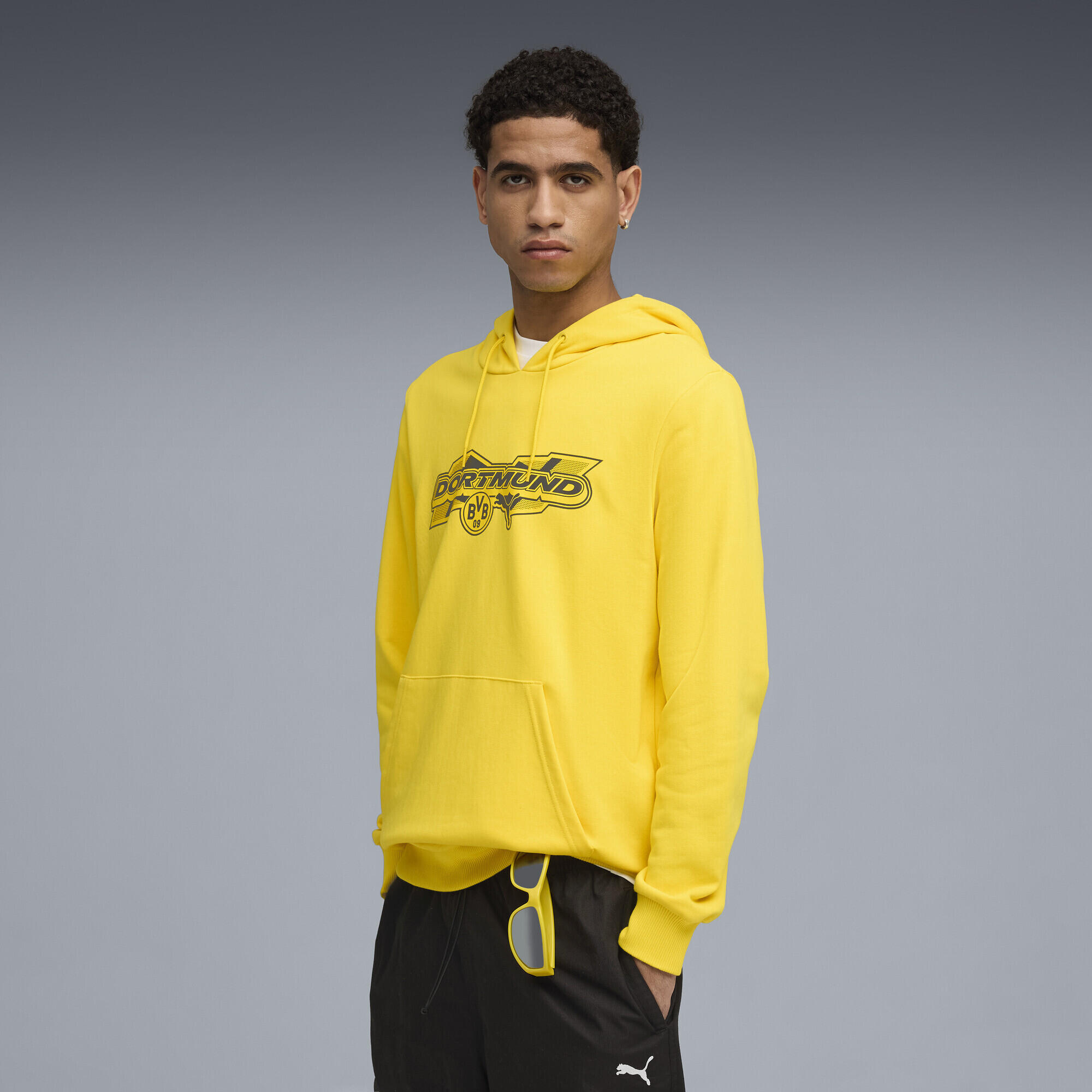 Męska bluza z kapturem Borussia Dortmud FtblCulture PUMA
