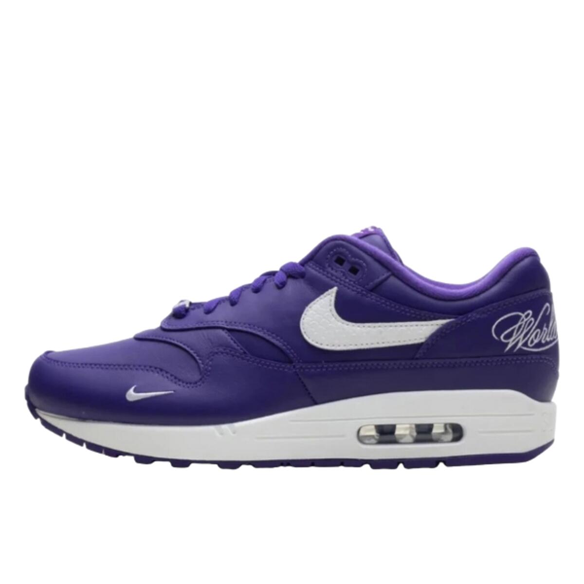 Buty do chodzenia dla dorosłych Air Max 1 '87 SP Supreme Varsity Purple