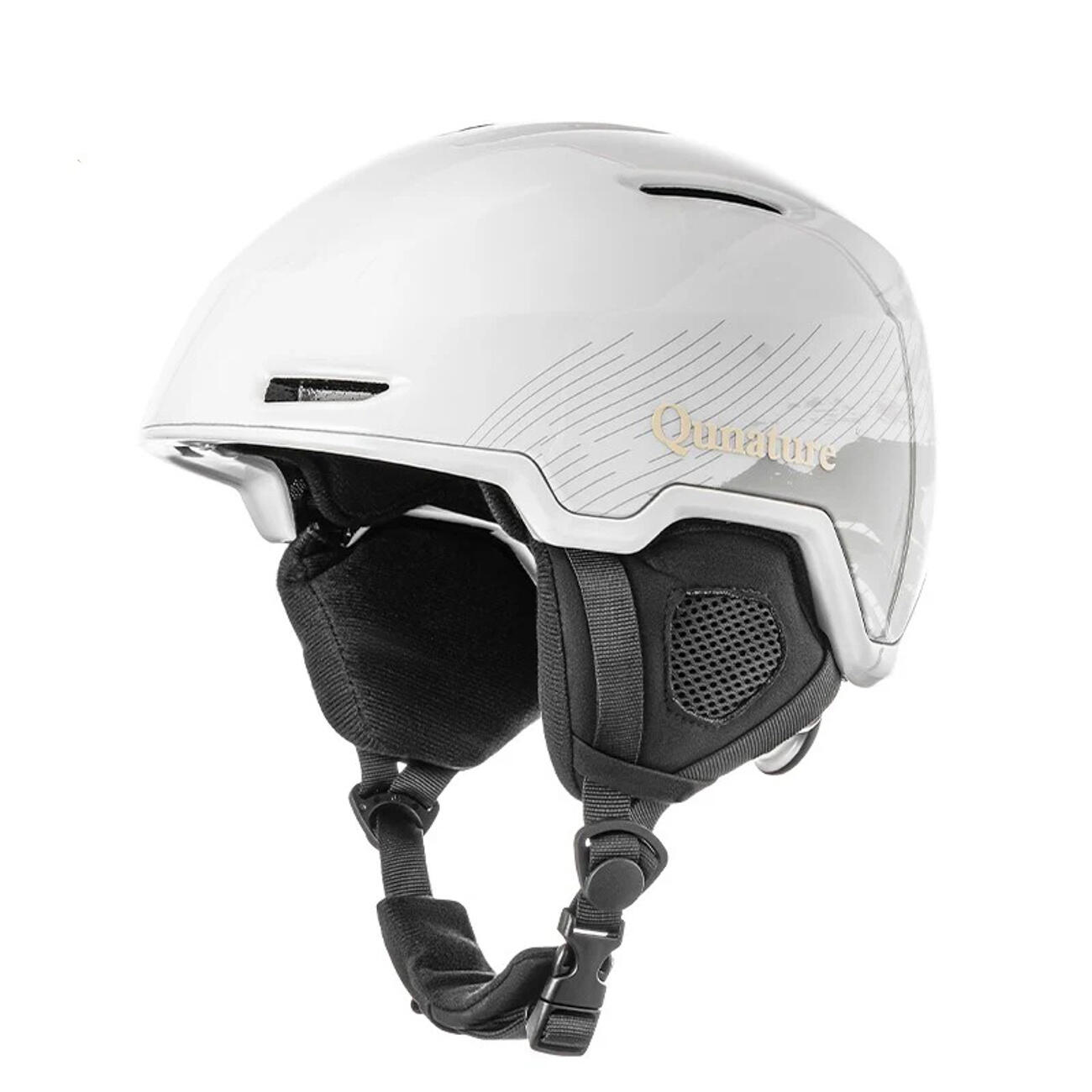 Kask narciarski Qunature z nausznikami snowboard