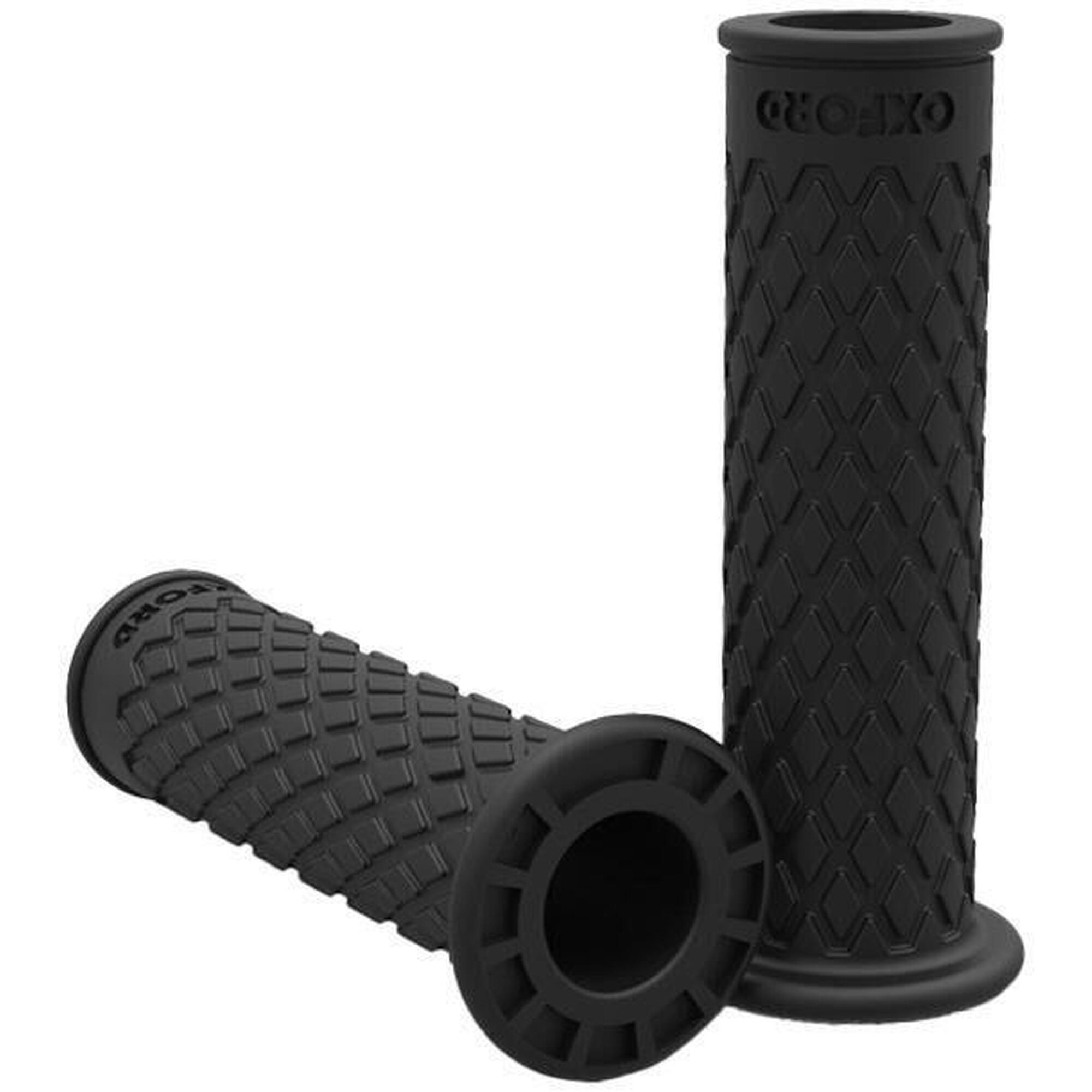 OXFORD gumowe manetki retro 22 mm czarne para