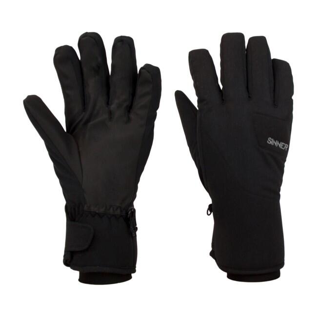 Rękawice narciarskie i snowboardowe SINNER Skihill Glove II, czarne, męskie