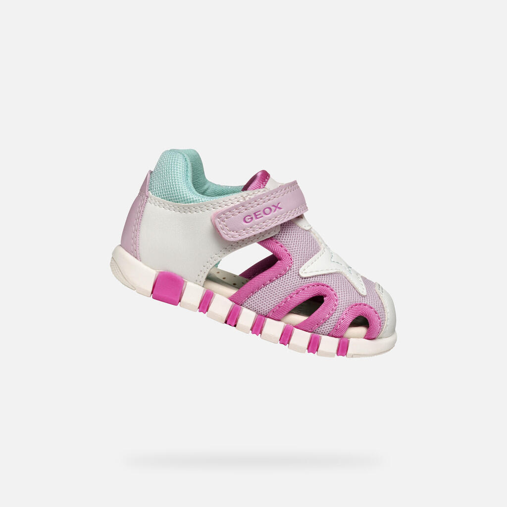 Sandały GEOX B SANDAL IUPIDOO GIR Biały