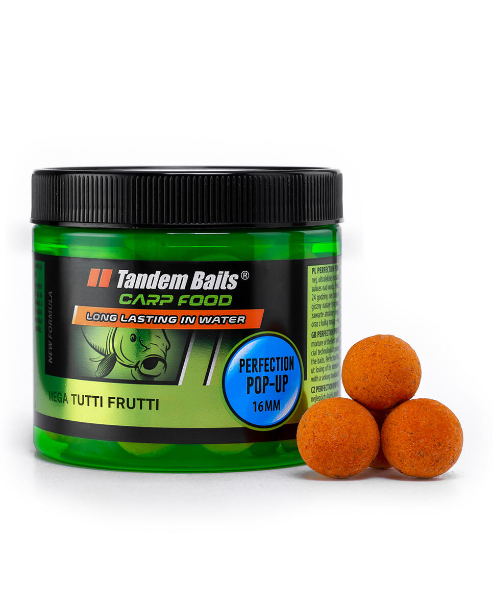 Kulki pływające Carp Food Perfection Pop-Up 16mm/70g Mega Tutti Frutti