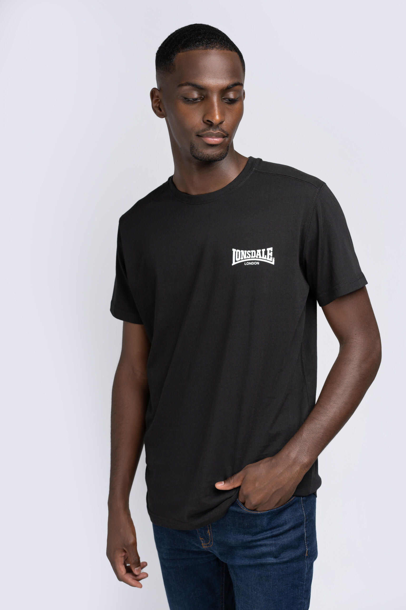 T-shirt o wąskim kroju Lonsdale Elmdon