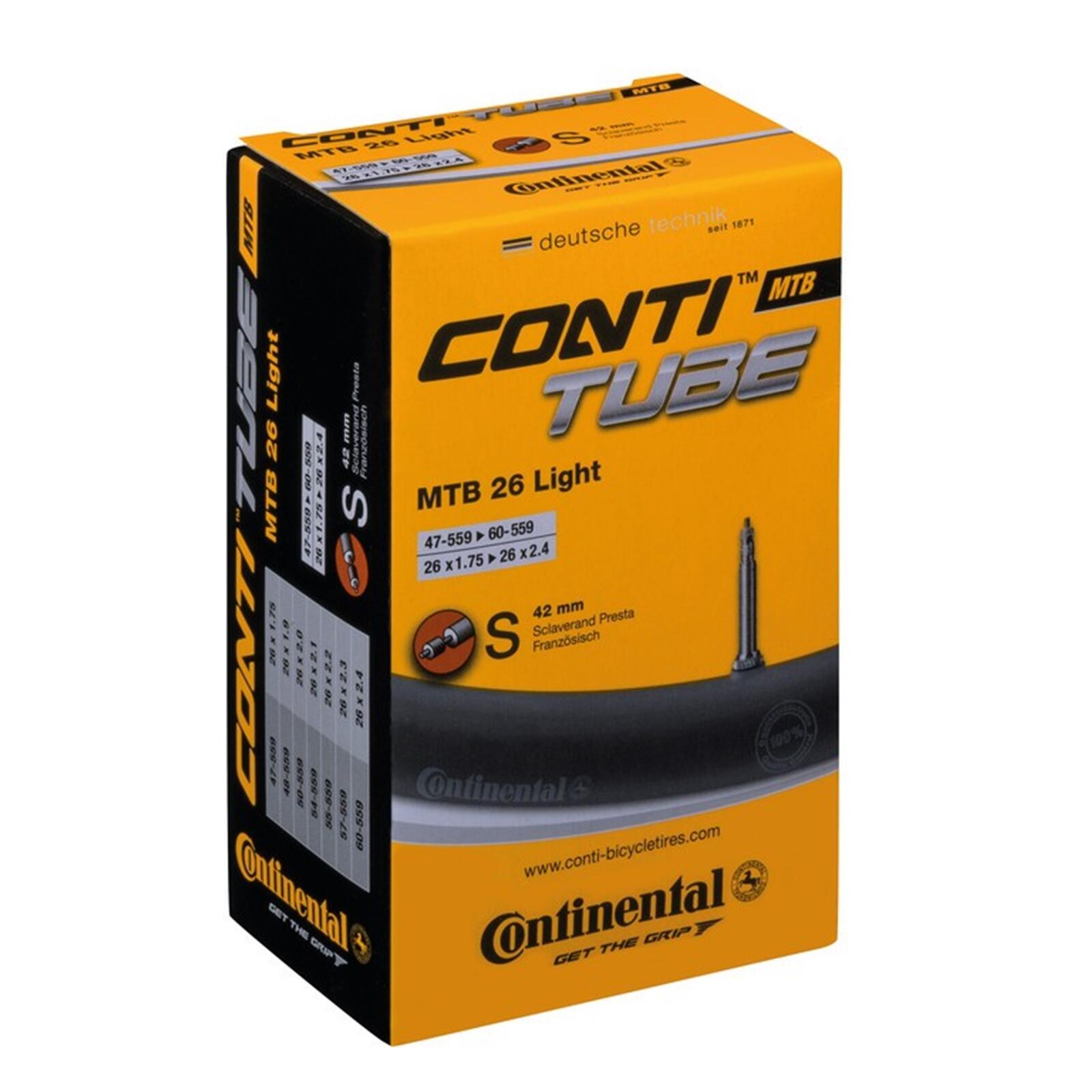 Komora powietrzna zaworu Presta Continental Light 26x1,75-2,50