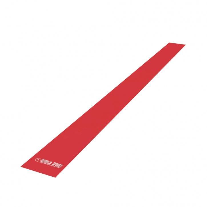 Taśma fitnes guma oporowa czerwona 120 cm Gorilla Sports