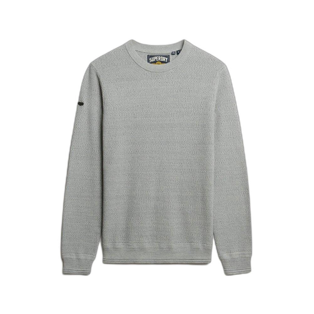 Lekki bawełniany sweter z teksturą Superdry
