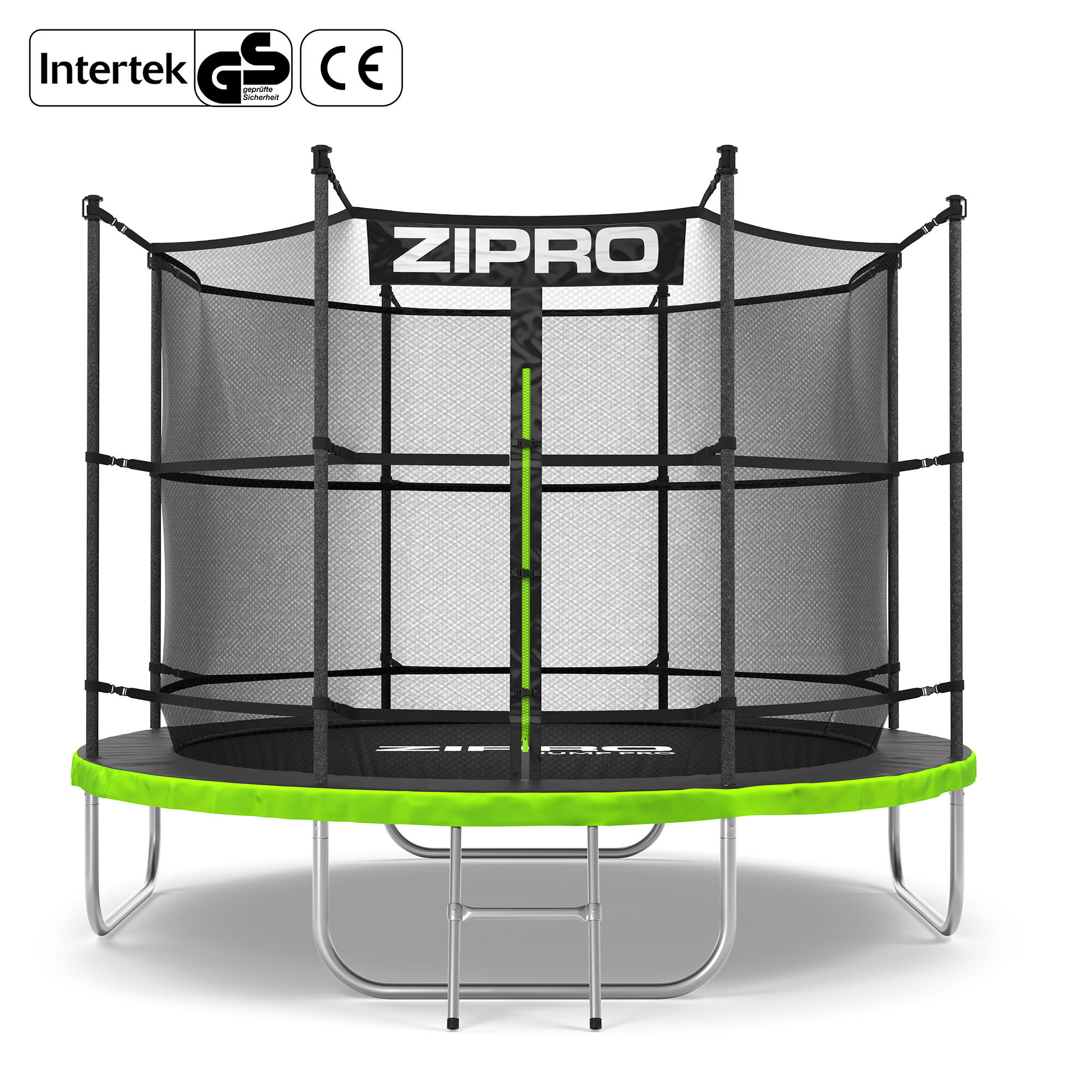 Trampolina ogrodowa dla dzieci Zipro Jump Pro z siatką wewnętrzną 8FT 252cm