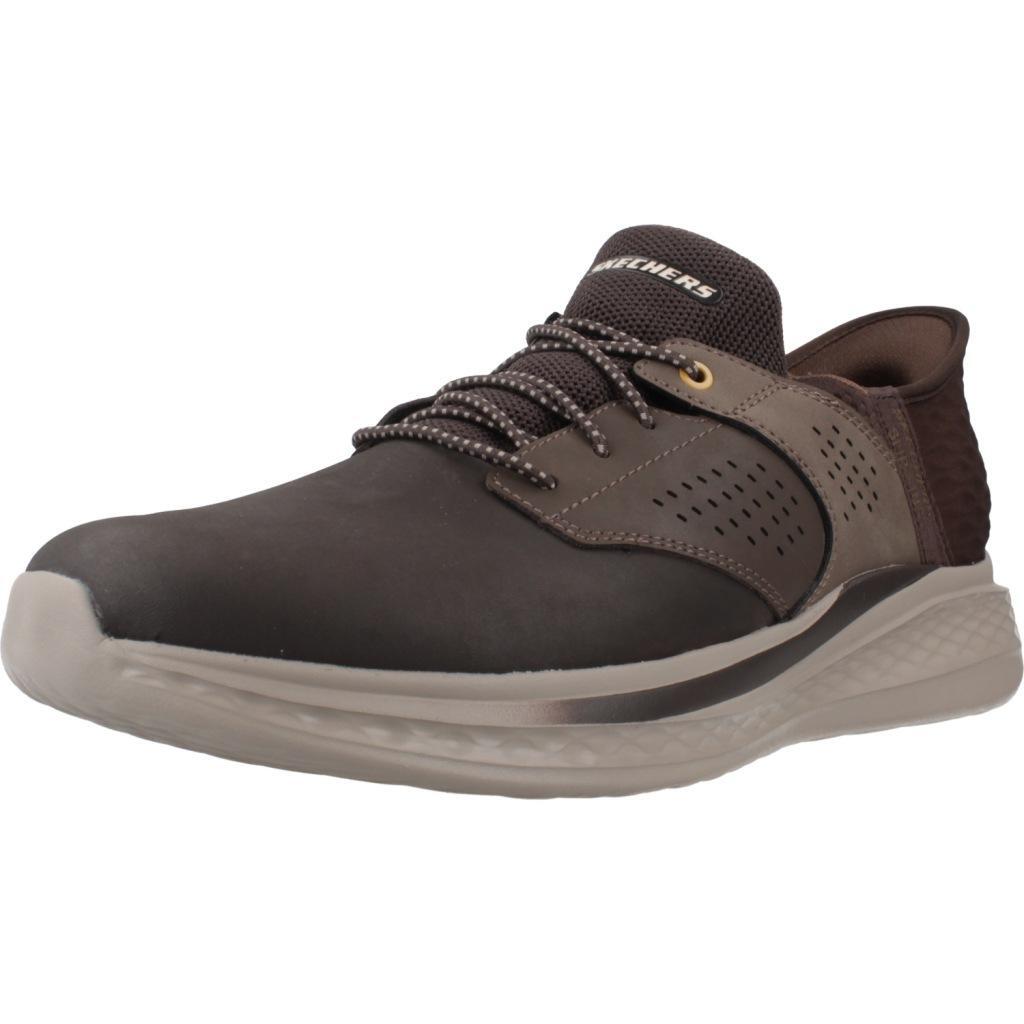 Buty SKECHERS SLADE - MACKLIN Brązowy