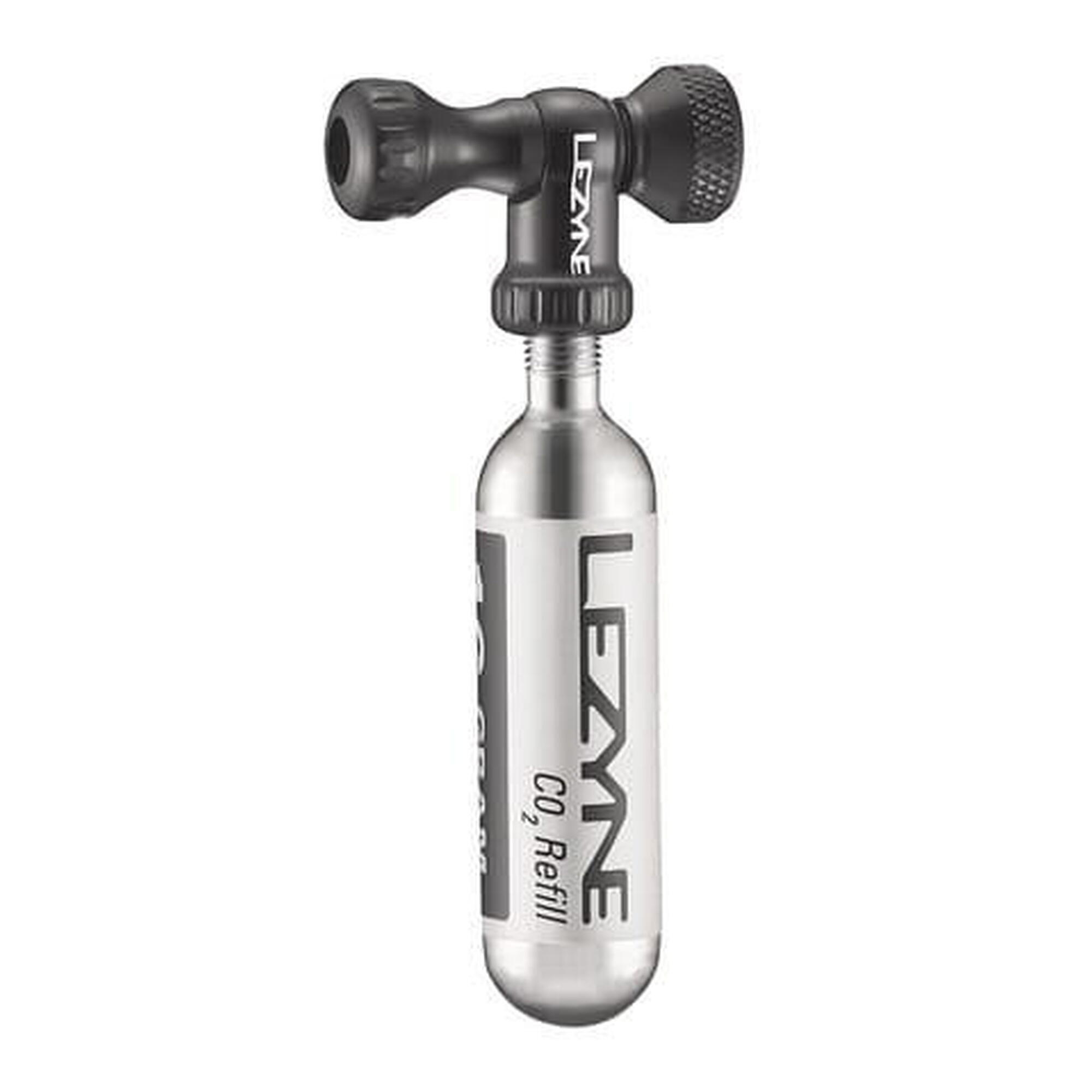Lezyne Control Drive CO2 - elegancki inflator CNC z pokrętłem