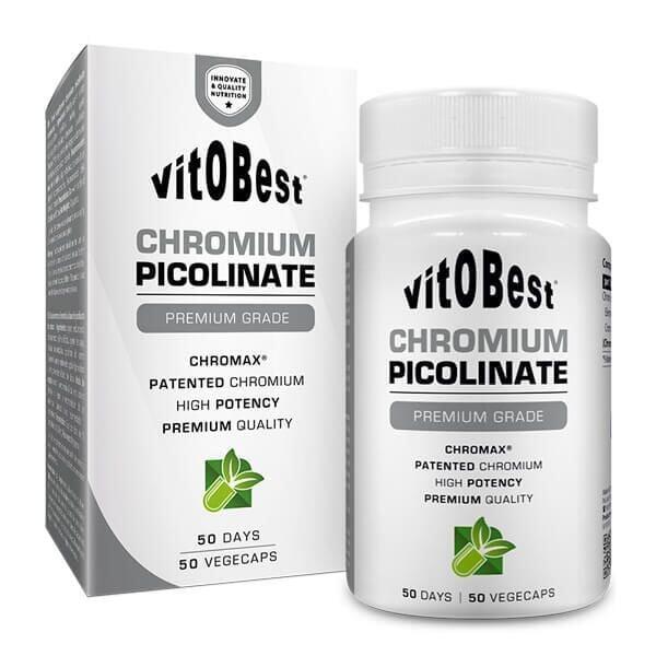 Pikolinian chromu - 50 kapsułek roślinnych VitoBest