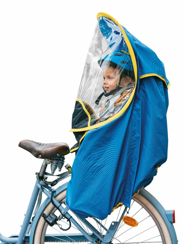 Dziecięca ochrona przeciwdeszczowa do fotelików rowerowych, zastępująca poncho