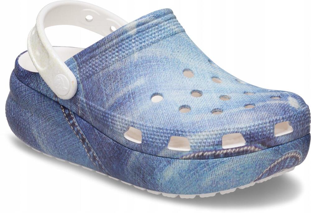 Chodaki Dla Dzieci Crocs Classic Cutie Denim Clog