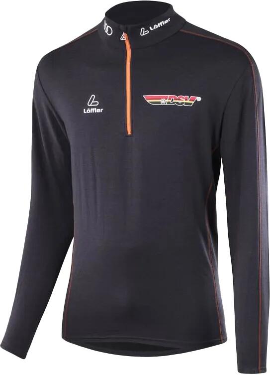Męska koszulka rowerowa Löffler Men Midlayer Transtex Dsv Graphite Grey