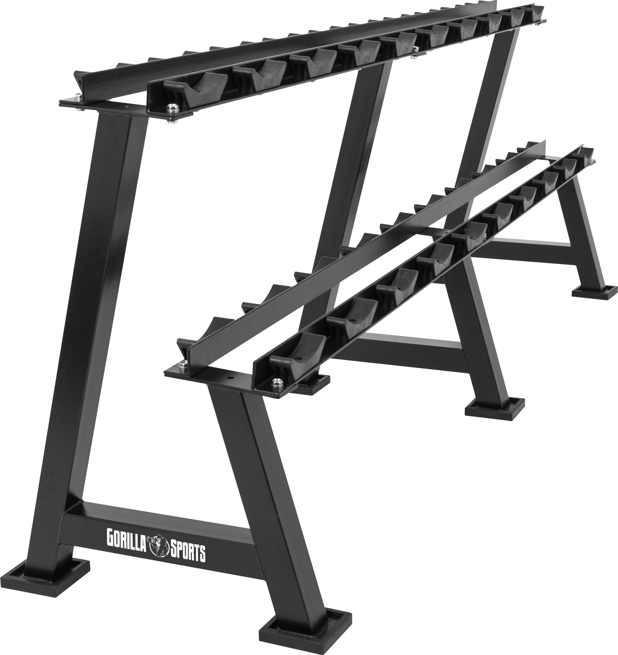 Stojak na hantle Gorilla Sports duży