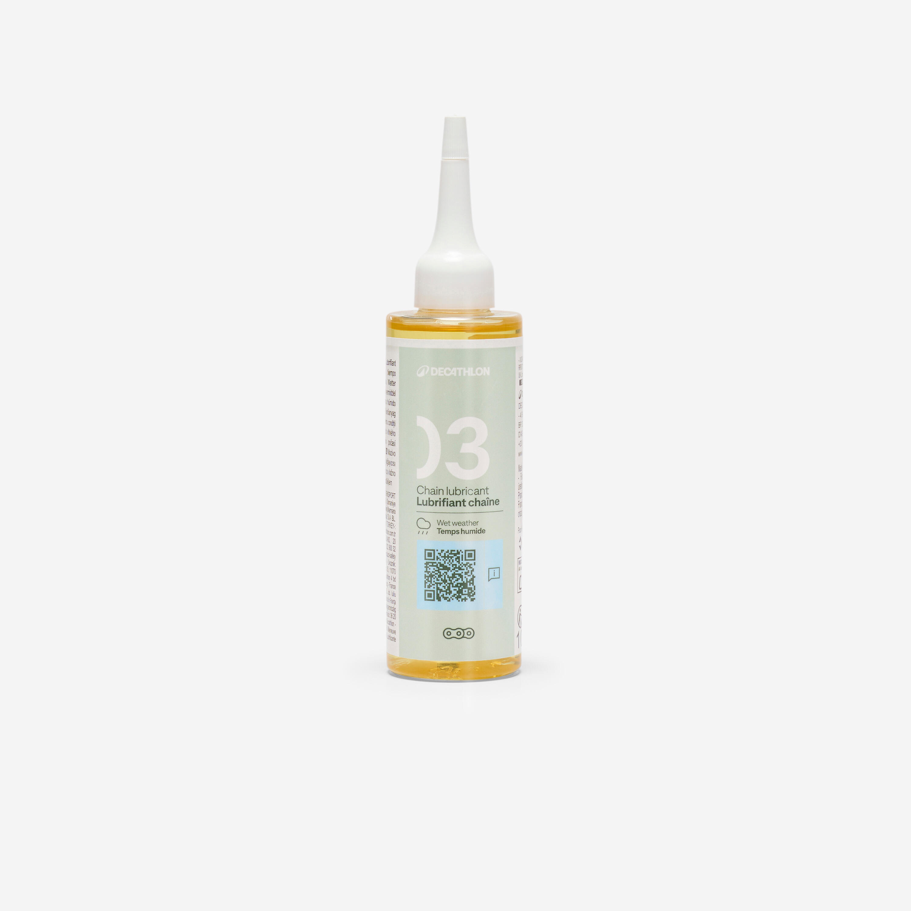 Olej do łańcucha rowerowego Decathlon na deszczową pogodę 100 ml