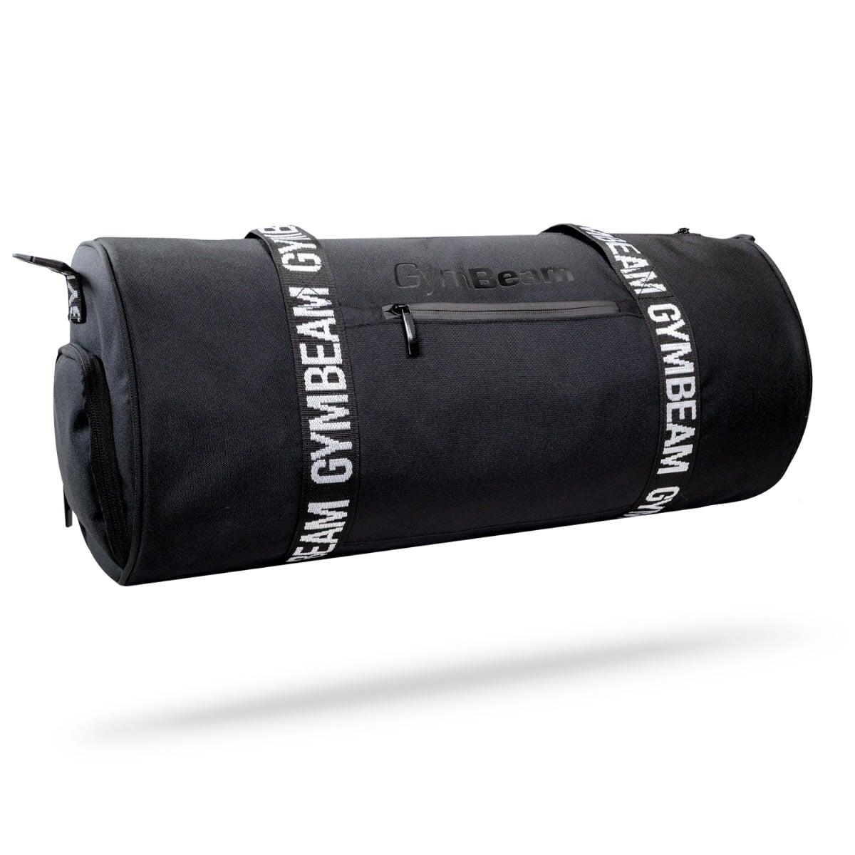 Torba sportowa treningowa 30 L czarna Barrel
