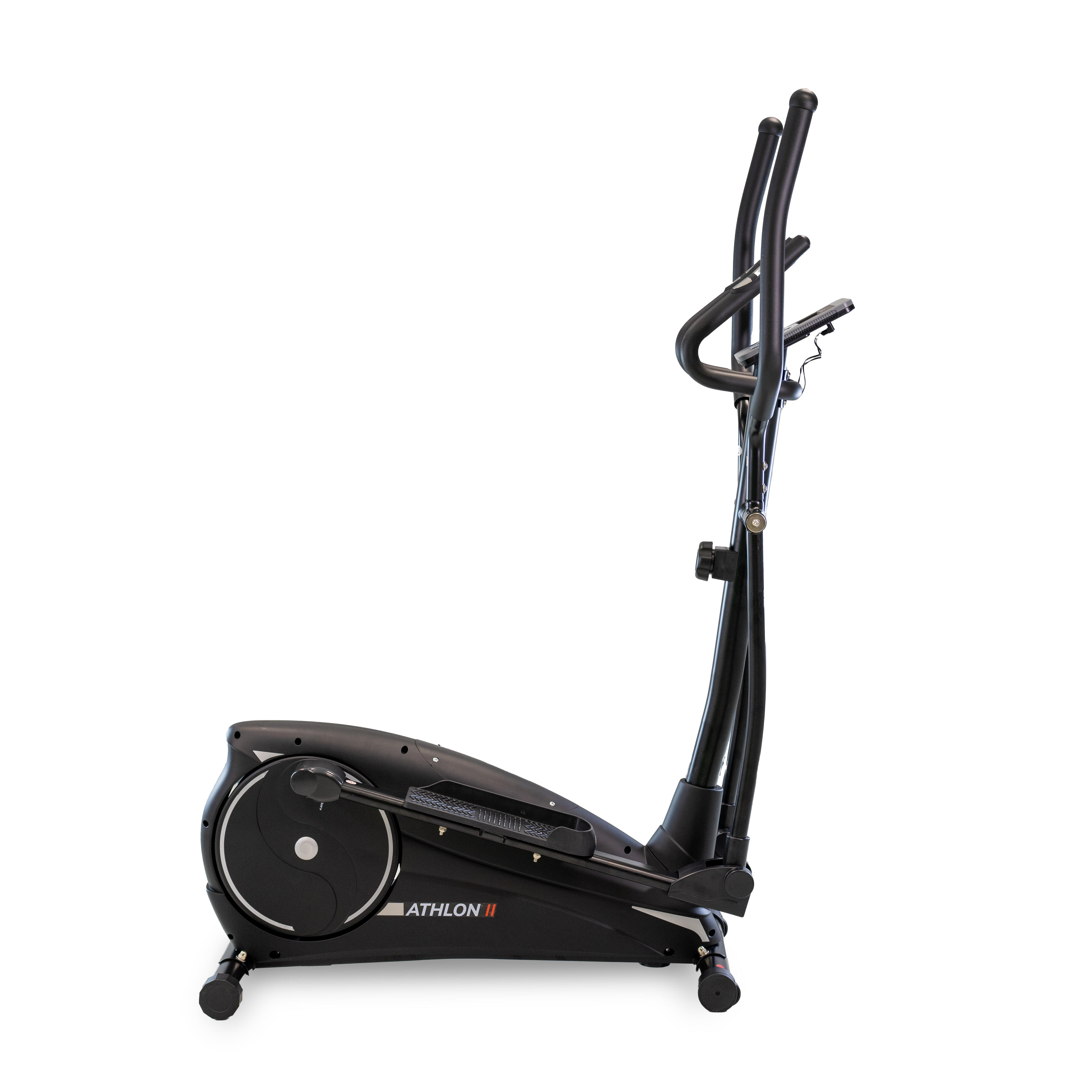 Rower eliptyczny domowy BH Fitness Athlon II, koło 10 kg, krok 30 cm