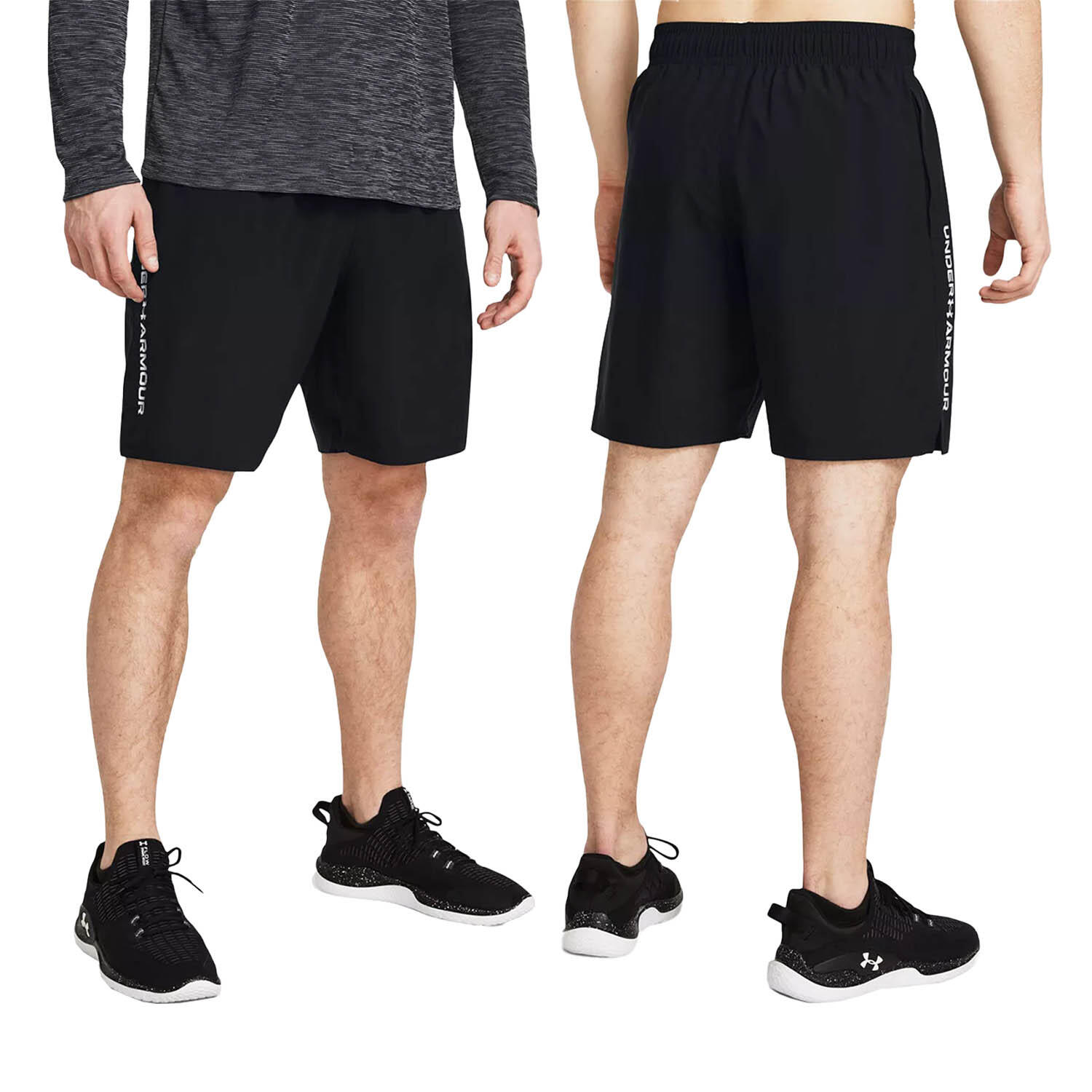 Spodenki sportowe męskie Under Armour Woven Wordmark szybkoschnące