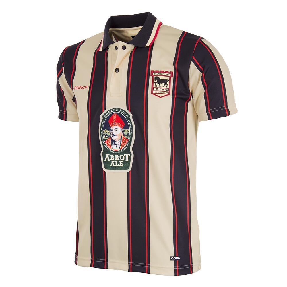 Koszulka retro piłkarska dla dorosłych - Ipswich Town FC 1997-98 Goście - Czarny