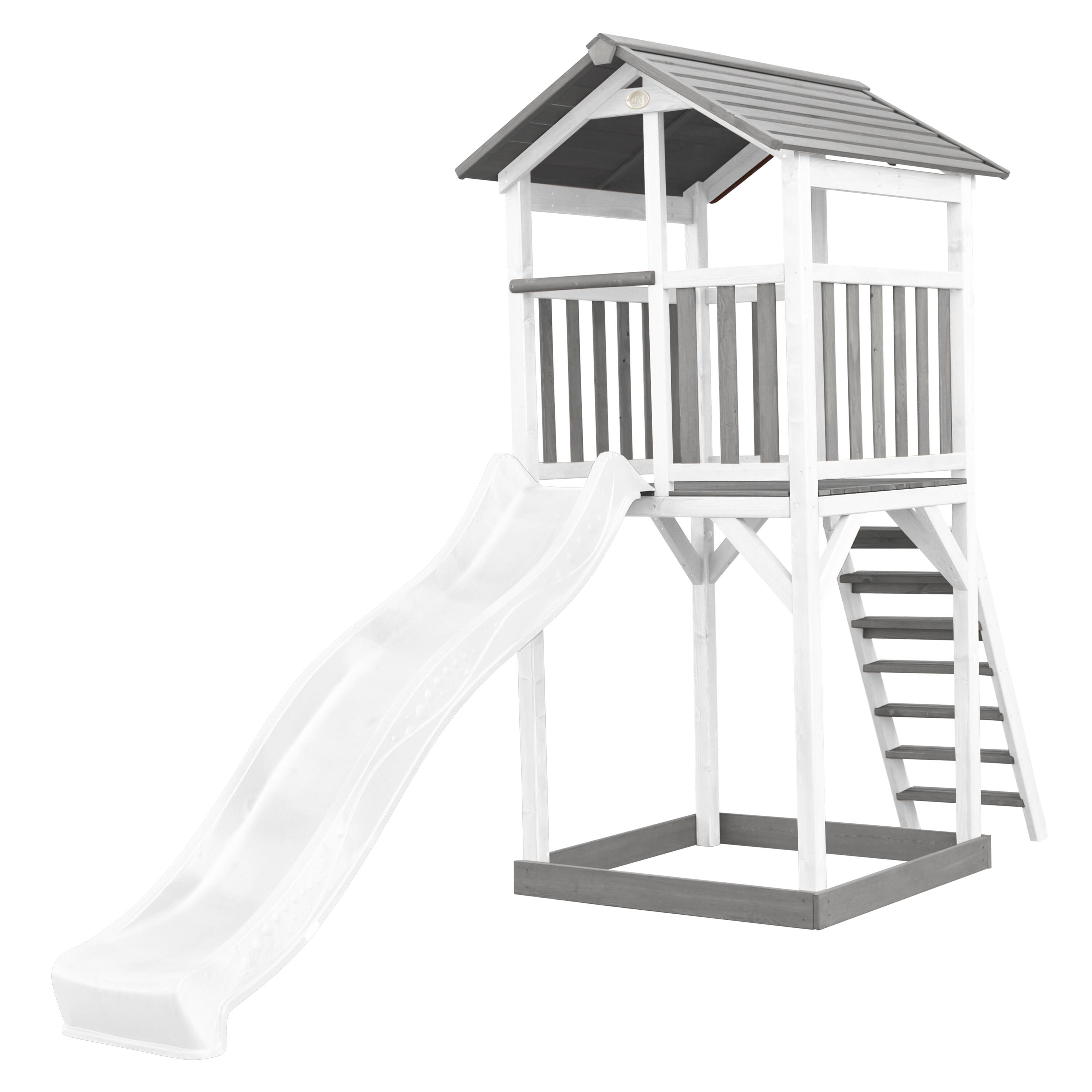 Plac zabaw AXI Beach Tower, zjeżdżalnia i piaskownica