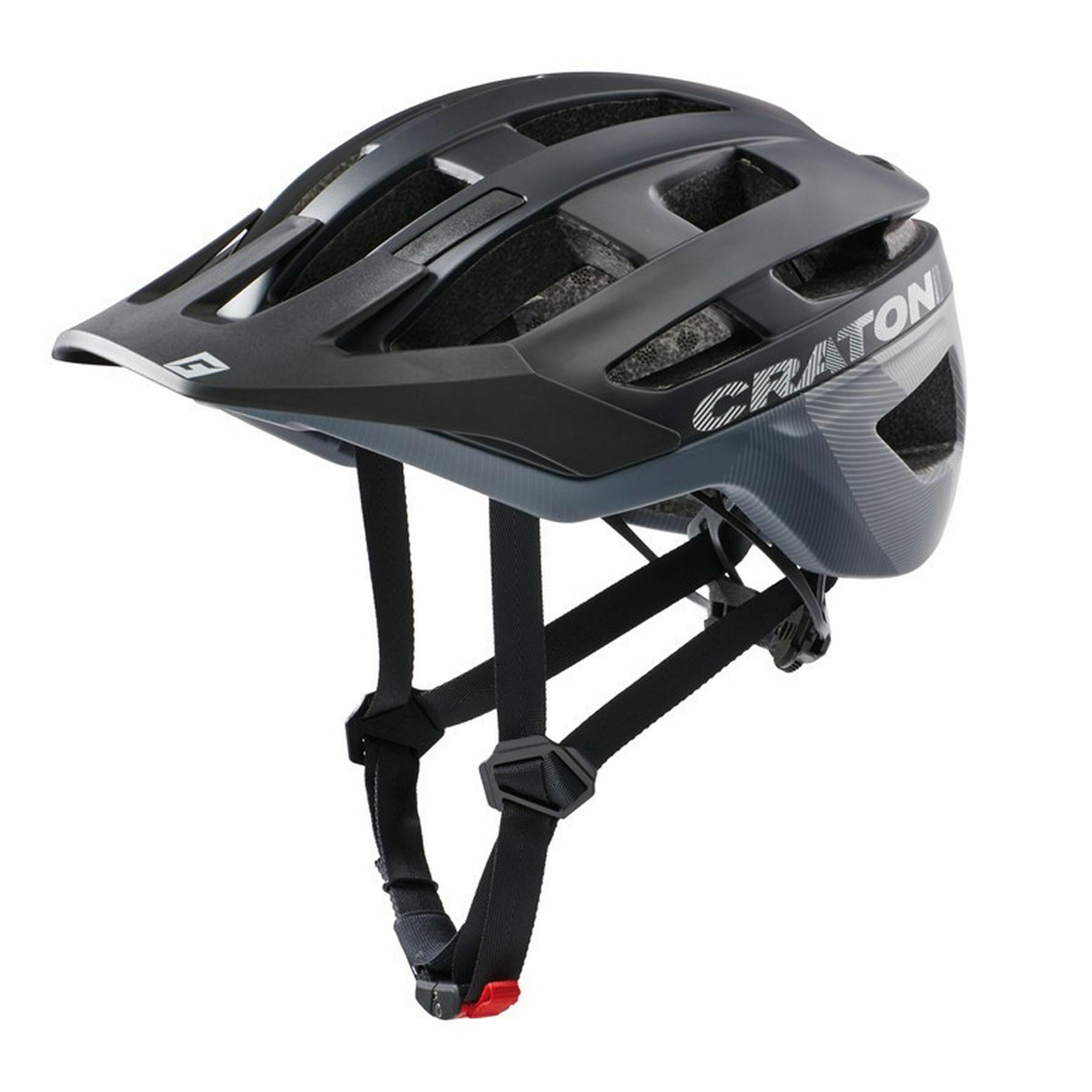 Kask rowerowy MTB AllRace czarno-szary
