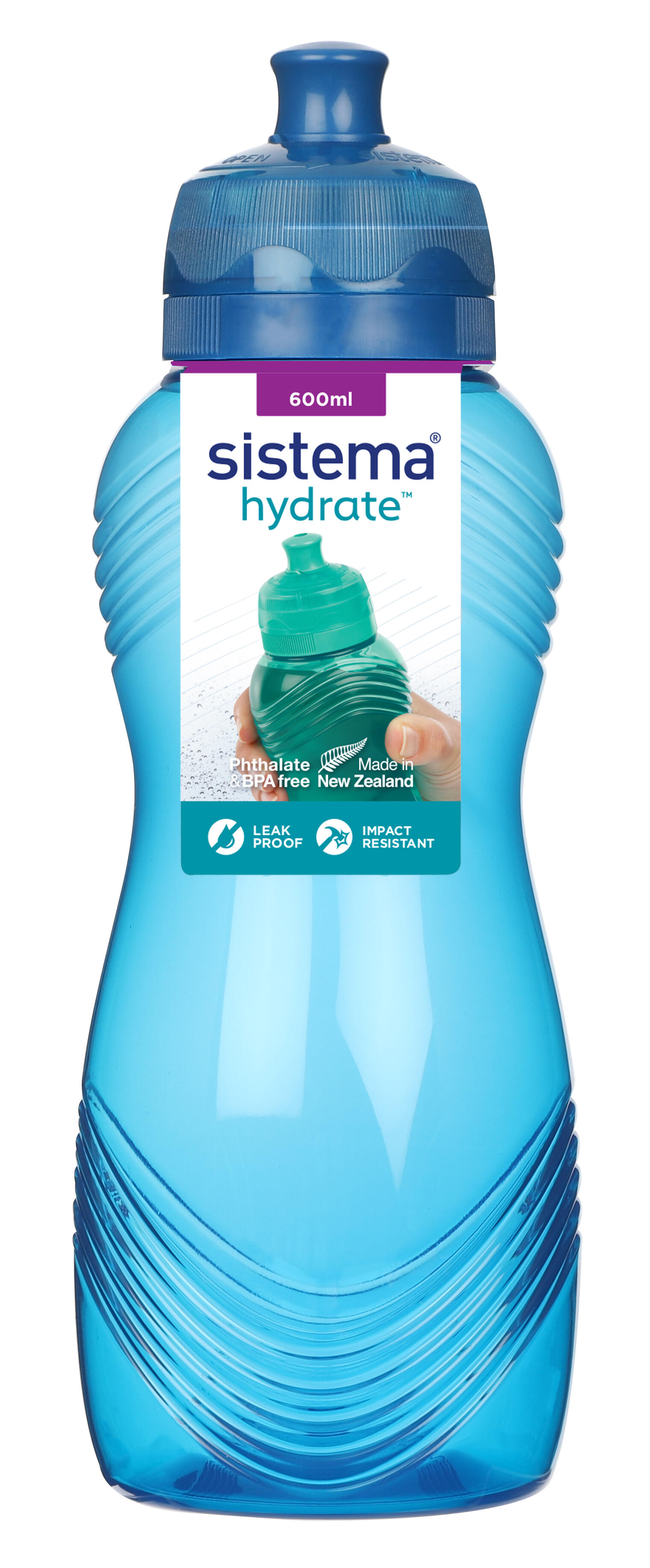 Butelka Hydrate Wave Twist n Sip 600 ml