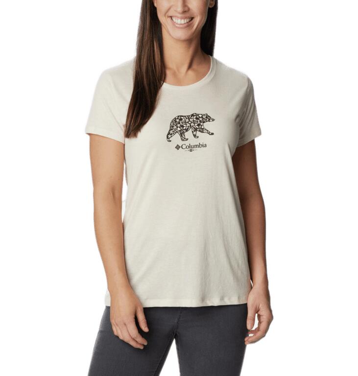 COLUMBIA Koszulka damska Daisy Days SS Graphic Tee chalk bearly polarized-M