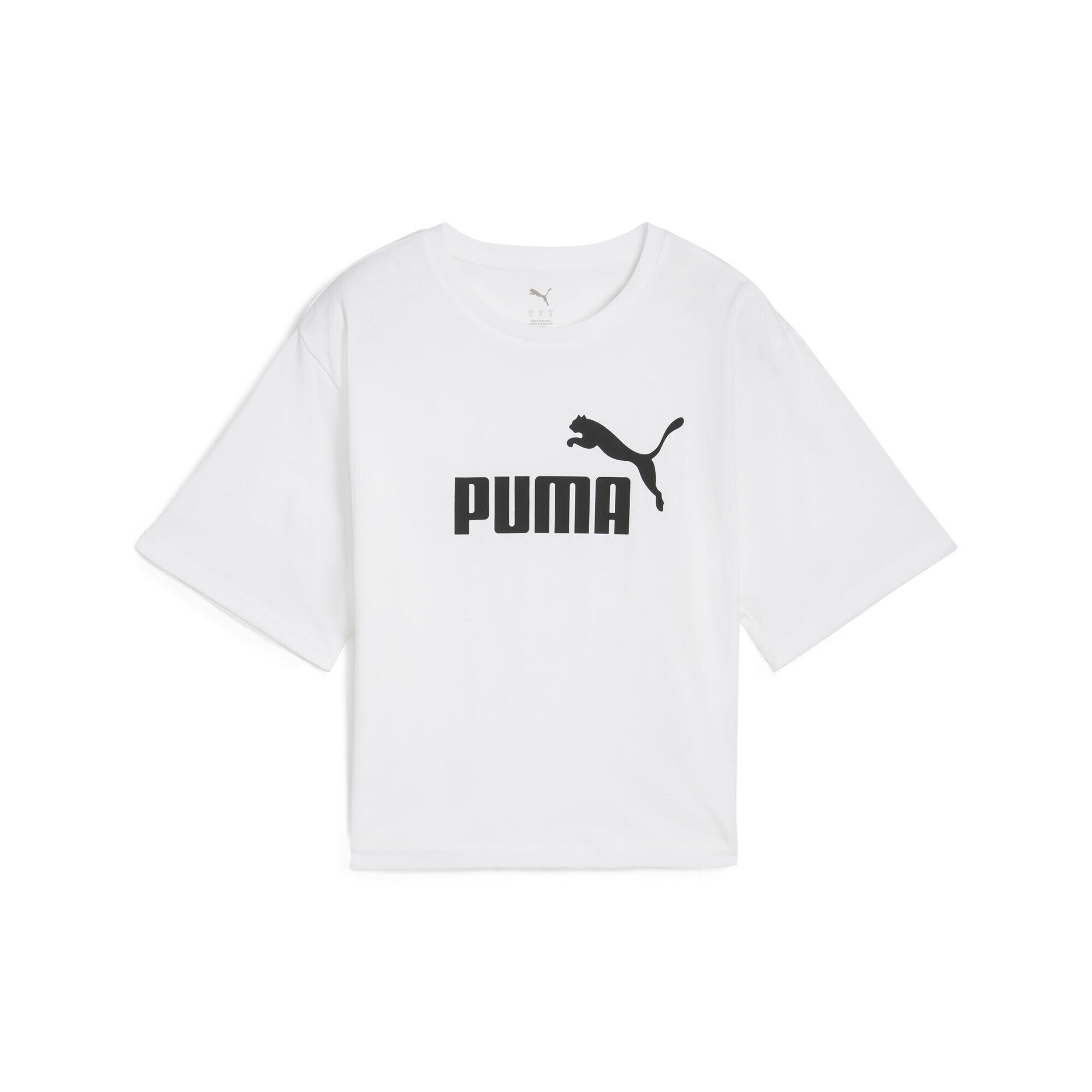 Damska luźna koszulka z logo NO.1 ESS Cropped PUMA
