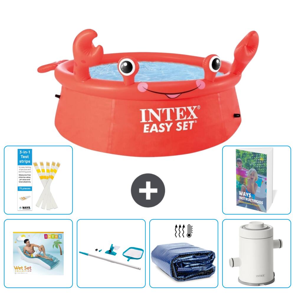 INTEX Basen Easy Set Okrągły - Krab - 183x51 cm - 7-częściowy S96