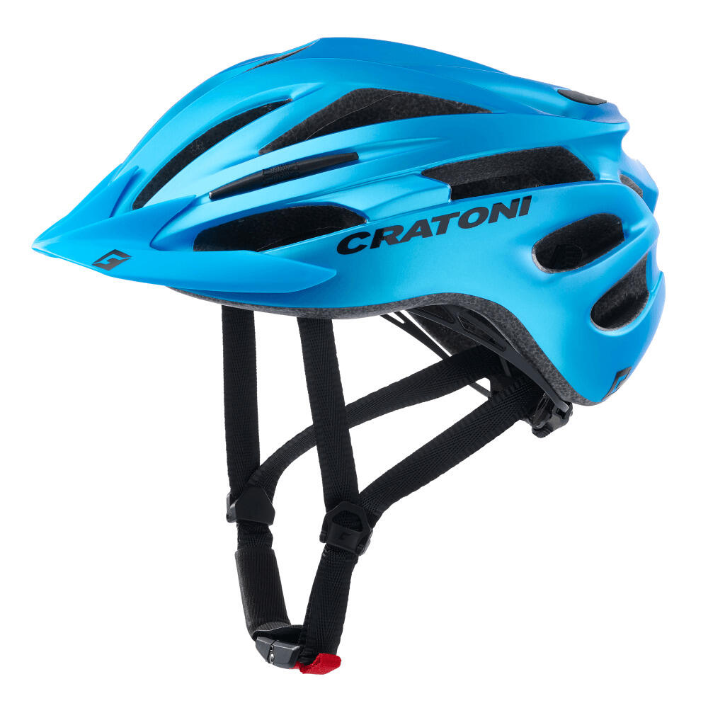 Kask rowerowy Pacer niebieski metalik mat