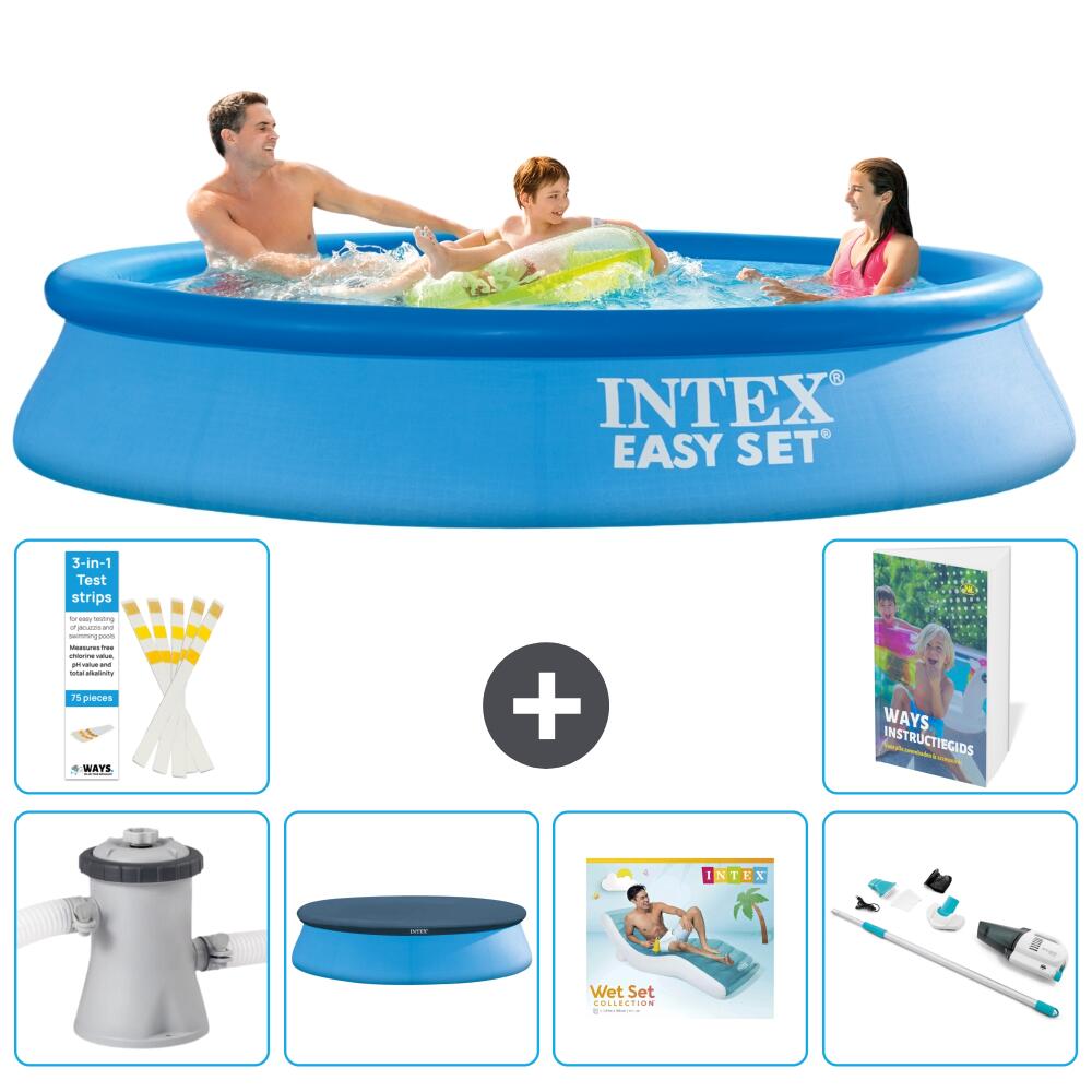 INTEX Basen Easy Set Okrągły - 305x61 cm - 7-częściowy S236