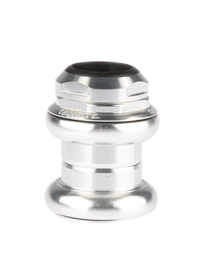 Główka sterowa Tecora 1 1/8 gwintowana, aluminium polerowane, stożek 30.0